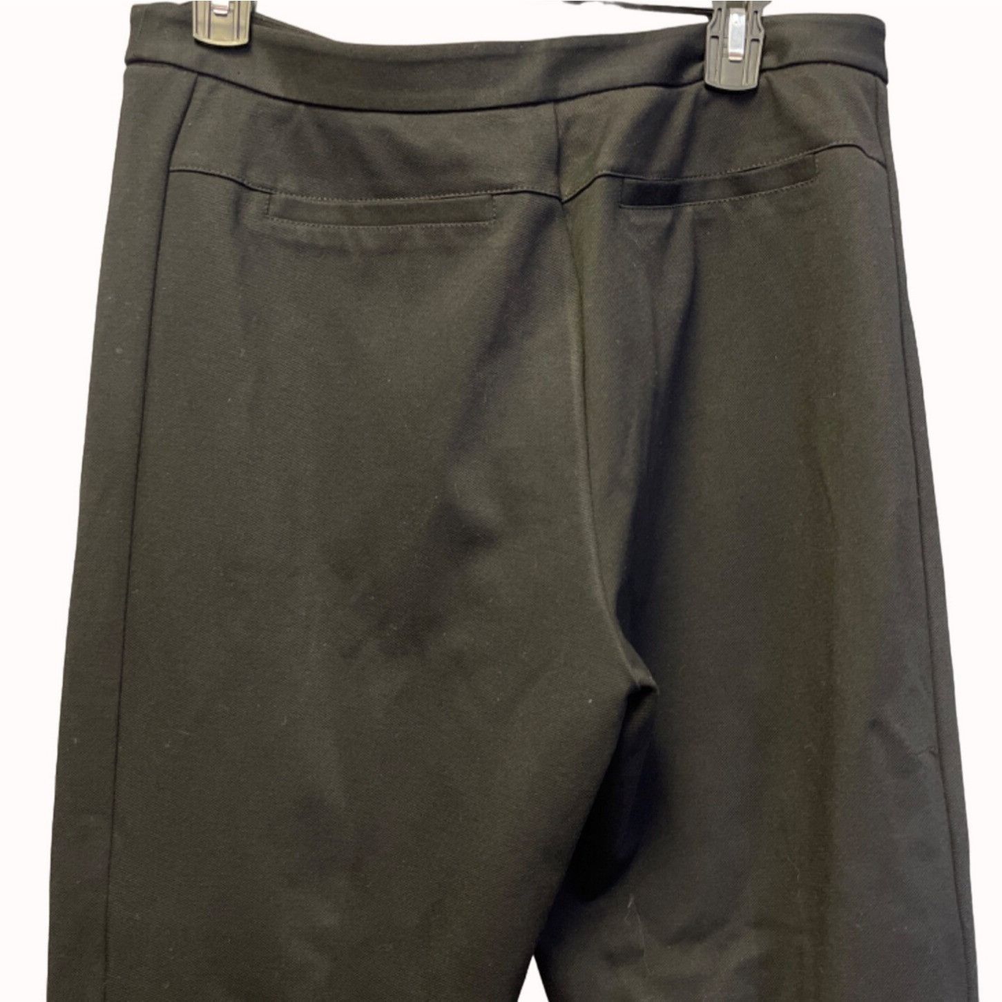 Halston Halston Women's Black Cuffed Pants/Slim Fit Sz 12 SKU 5327 Size 34" / US 12 / IT 48 - 4 Thumbnail