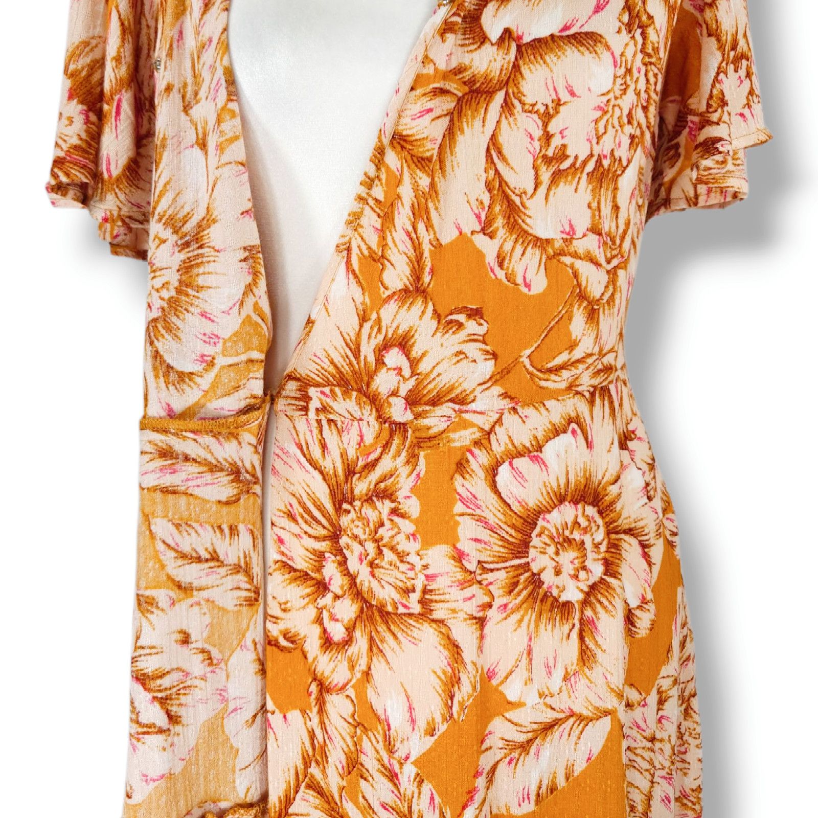 Other NWT Band of the Free Heather Wrap Maxi Dress Sz. S [4-6] Size S / US 4 / IT 40 - 8 Thumbnail