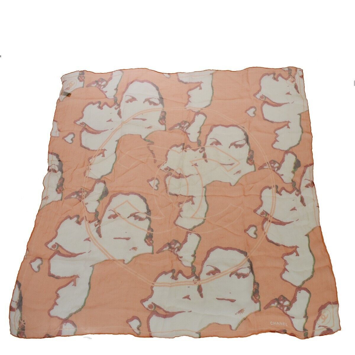 image of Chanel Scarves in Orange, Women's