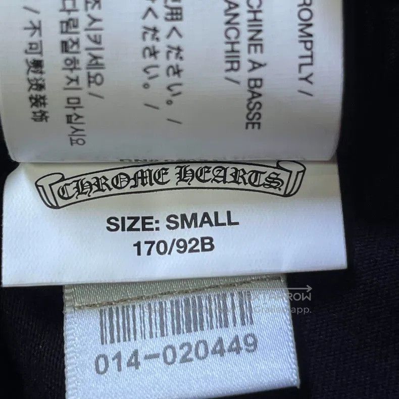 Chrome Hearts CHROME HEARTS Size S Black scroll red usa USA limited short Size US S / EU 44-46 / 1 - 6 Thumbnail