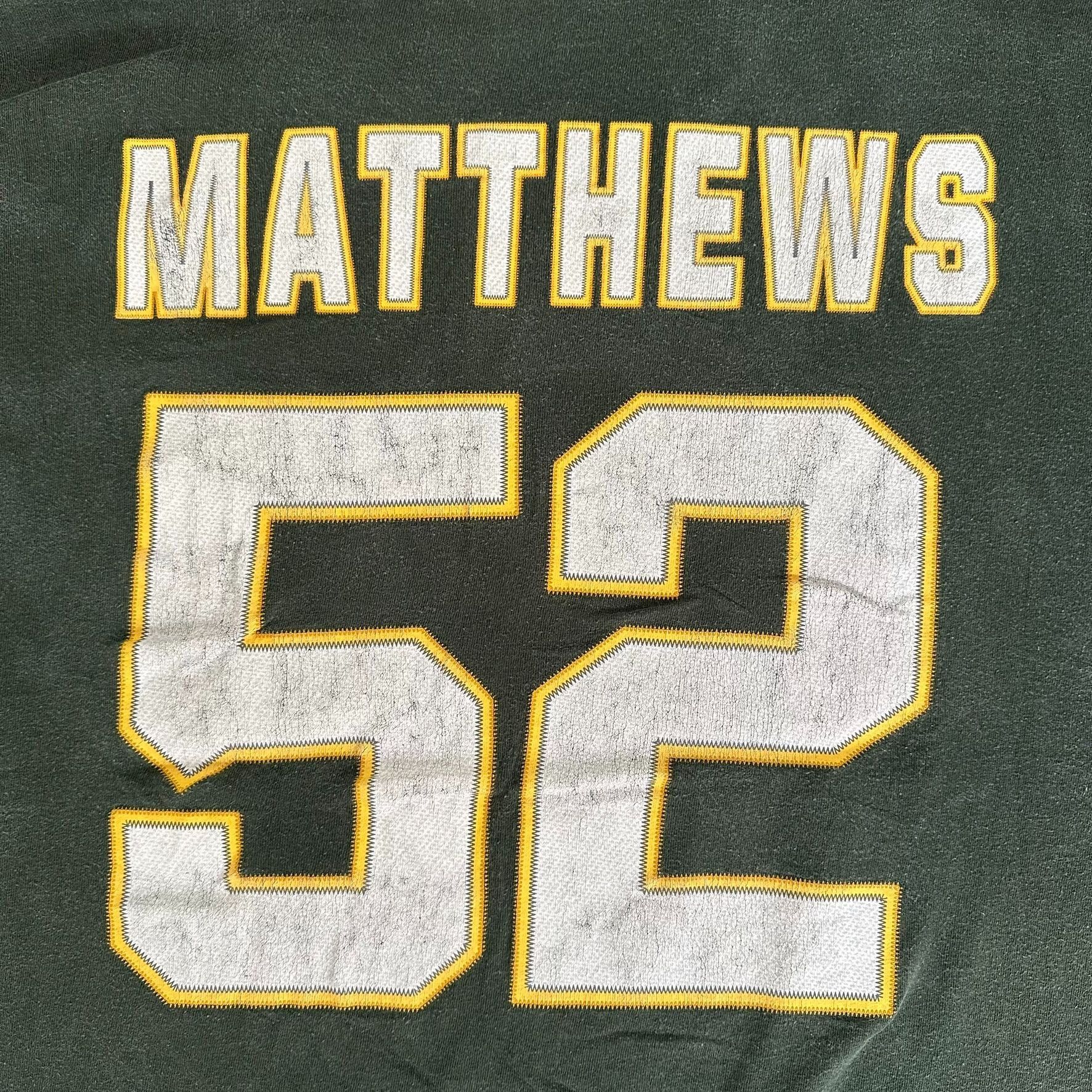 NFL Vintage Y2K NFL Green Bay Packers Jersey T-Shirt Clay Matthe Size US XL / EU 56 / 4 - 6 Thumbnail