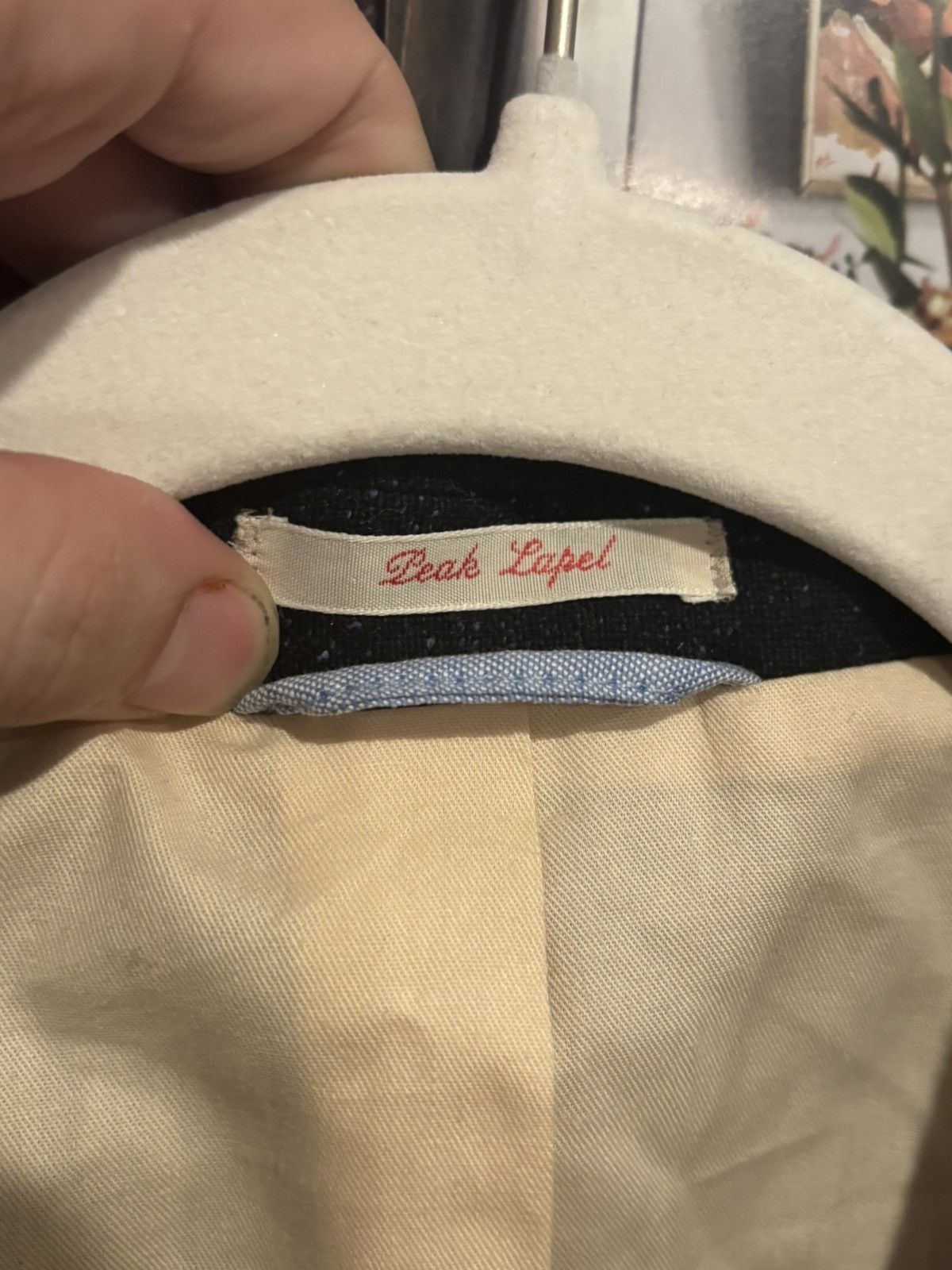 Gant Rugger GANT Rugger The Donegal Classic Blue Men’s Blazer Size 46 Size 46R - 6 Thumbnail
