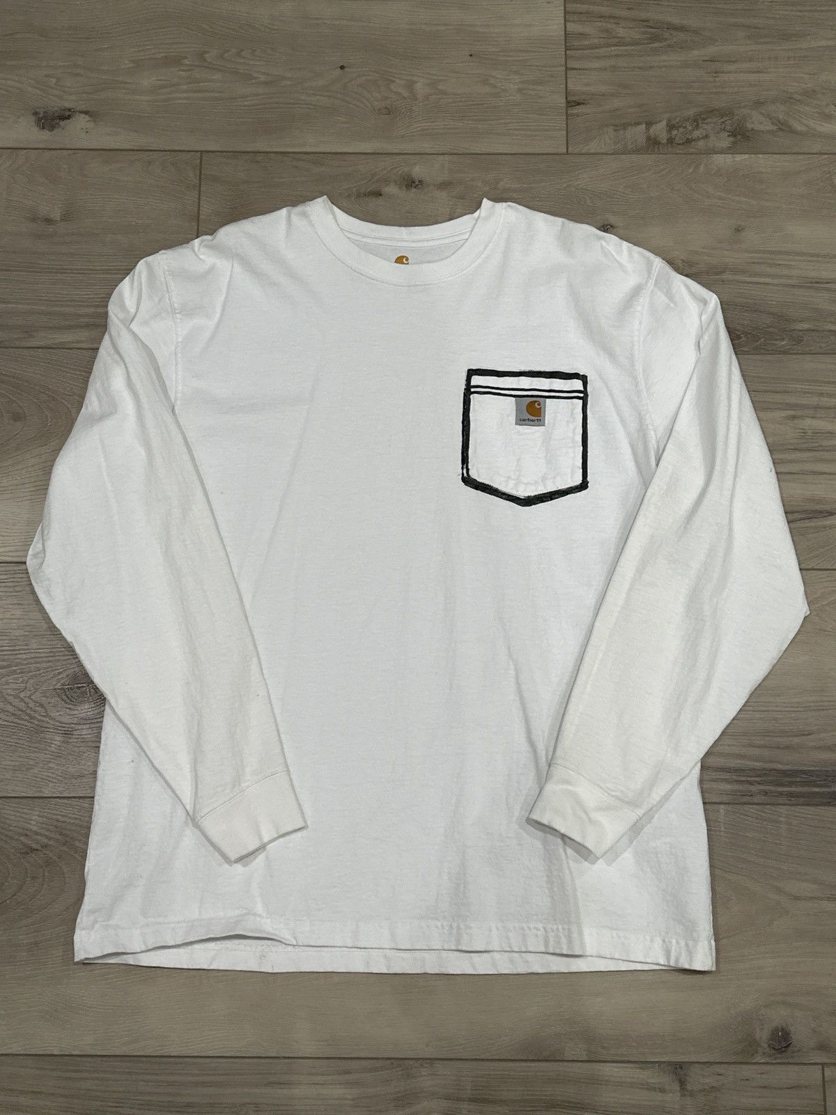 Joshua Vides x Carhartt White L/S Tee