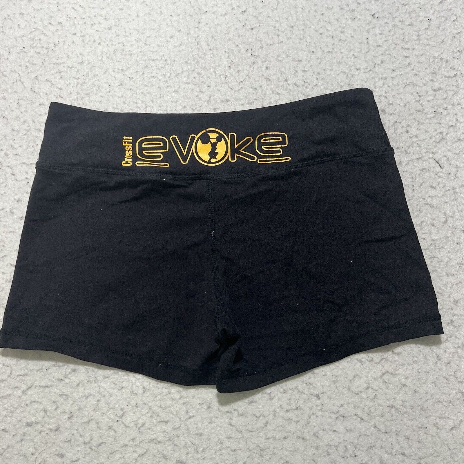 Other Evoke Crossfit S/M Compression Shorts Black Gold 3" Inseam Size 30" / US 8 / IT 44 - 4 Thumbnail