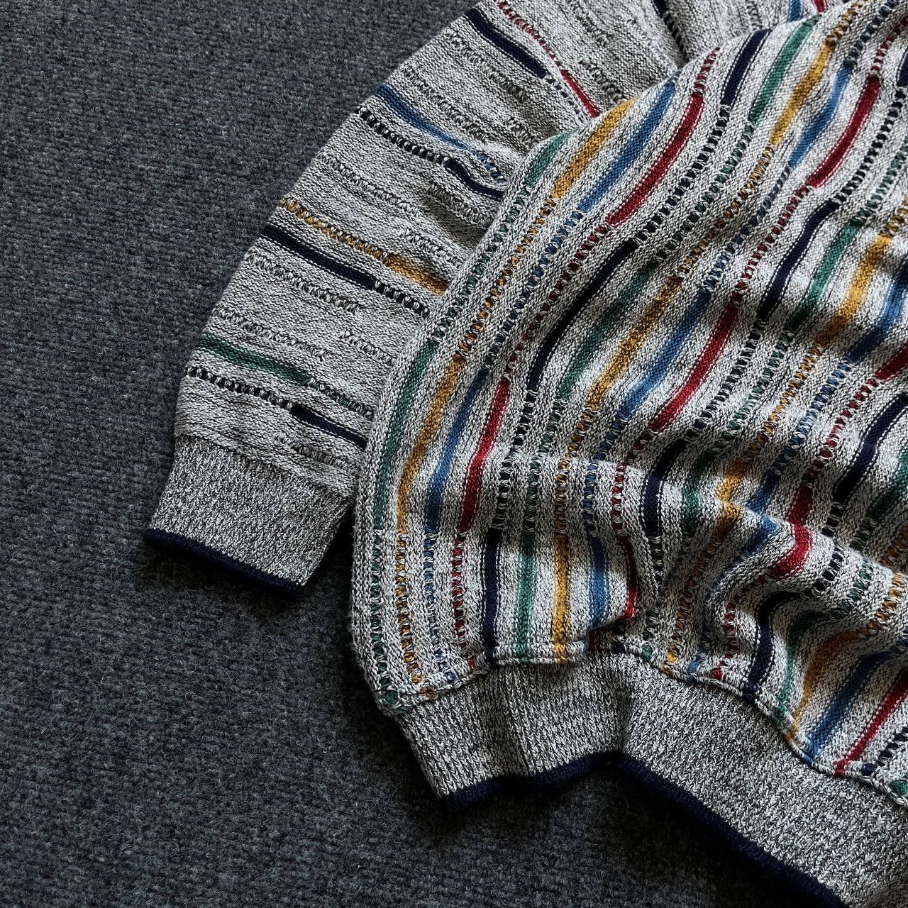 Aran Isles Knitwear VTG Knit Sweater Giramondo Size L Y2K 00s USA Hype Trend Size US L / EU 52-54 / 3 - 12 Thumbnail