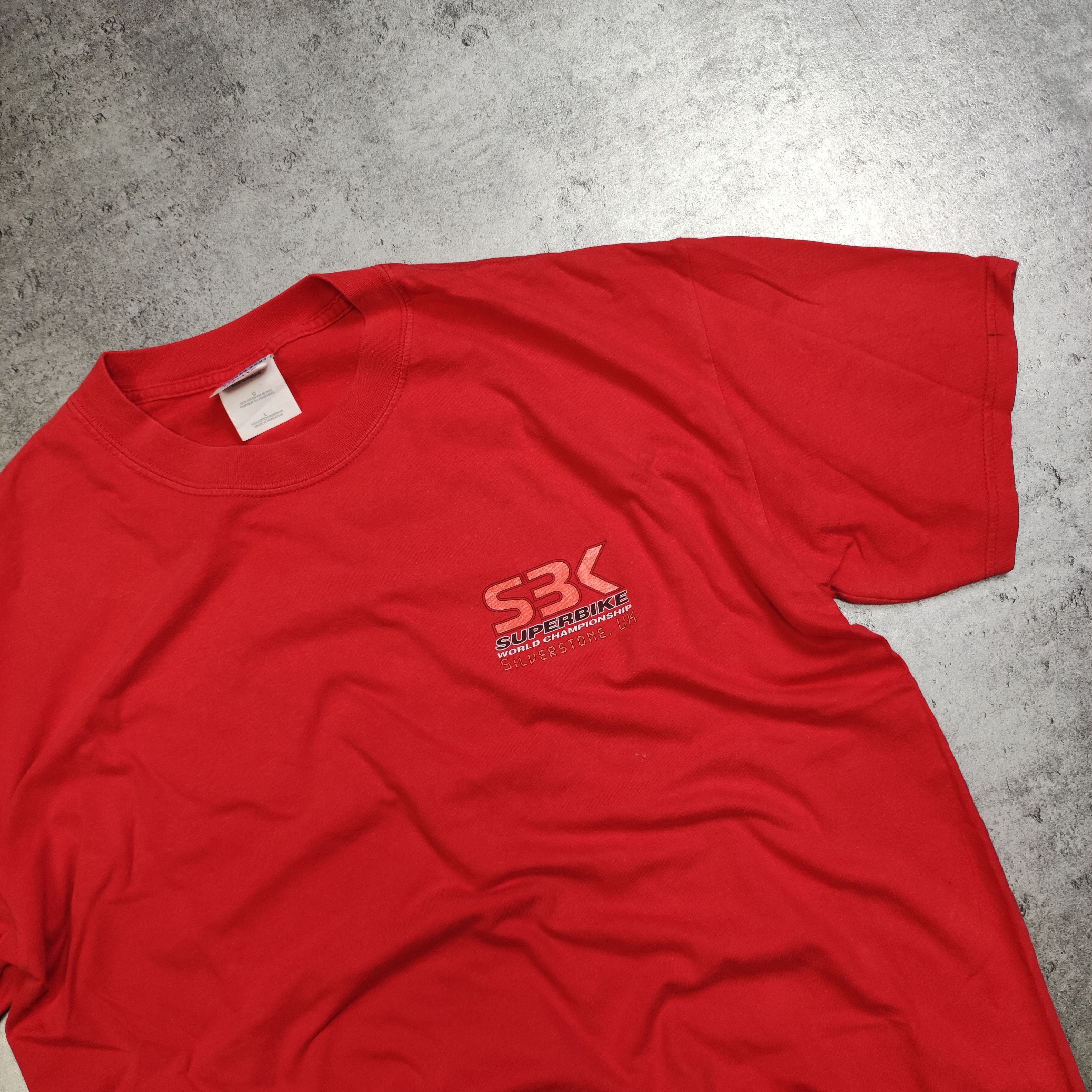 Vintage RARE OG 2002 Superbike Motorsport Silverstone Race Tee Size US L / EU 52-54 / 3 - 5 Thumbnail