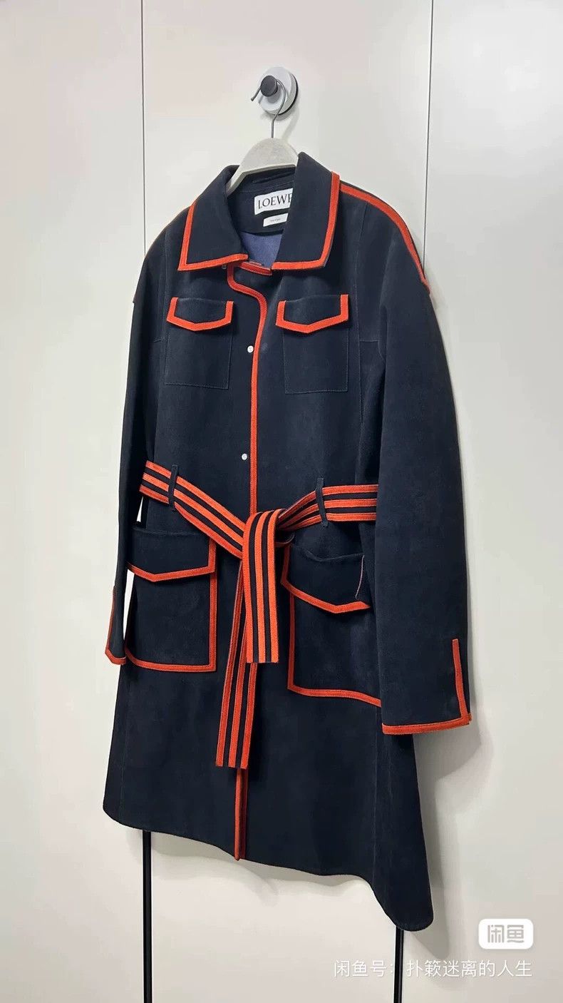 Loewe LOEWE A leather windbreaker Size L / US 10 / IT 46 - 2 Thumbnail