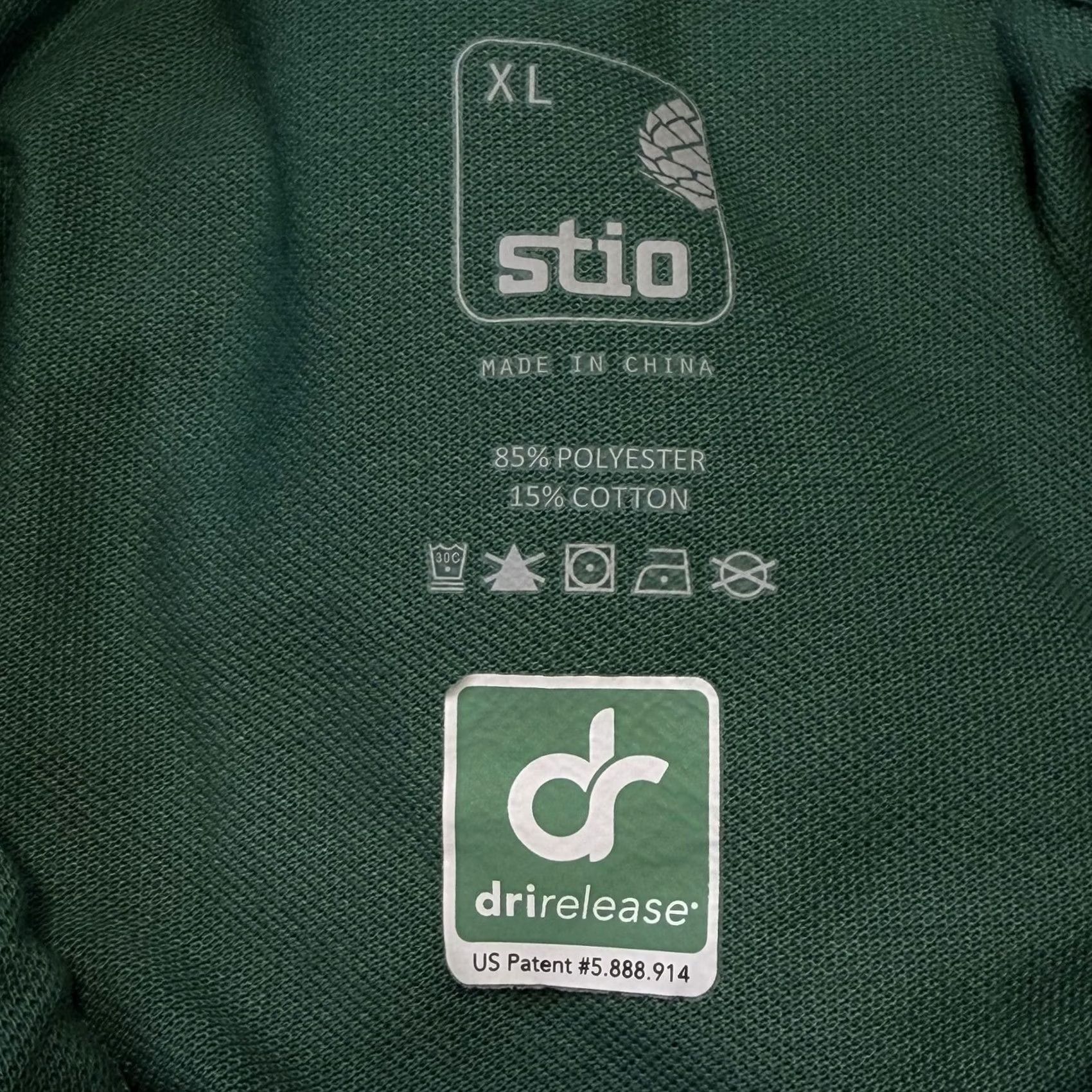 Vintage Stio Polo Shirt Mens XL Green Performance DriRelease Golf Hiking Tagless Size US XL / EU 56 / 4 - 2 Thumbnail