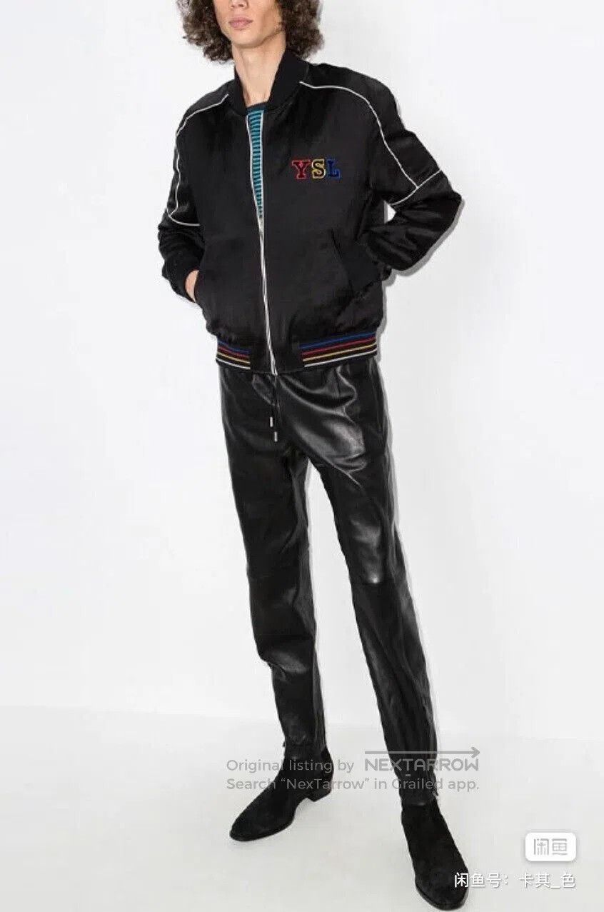 Saint Laurent Paris Saint Laurent Men's New Logo Baseball Jacket. Size US L / EU 52-54 / 3 - 4 Thumbnail