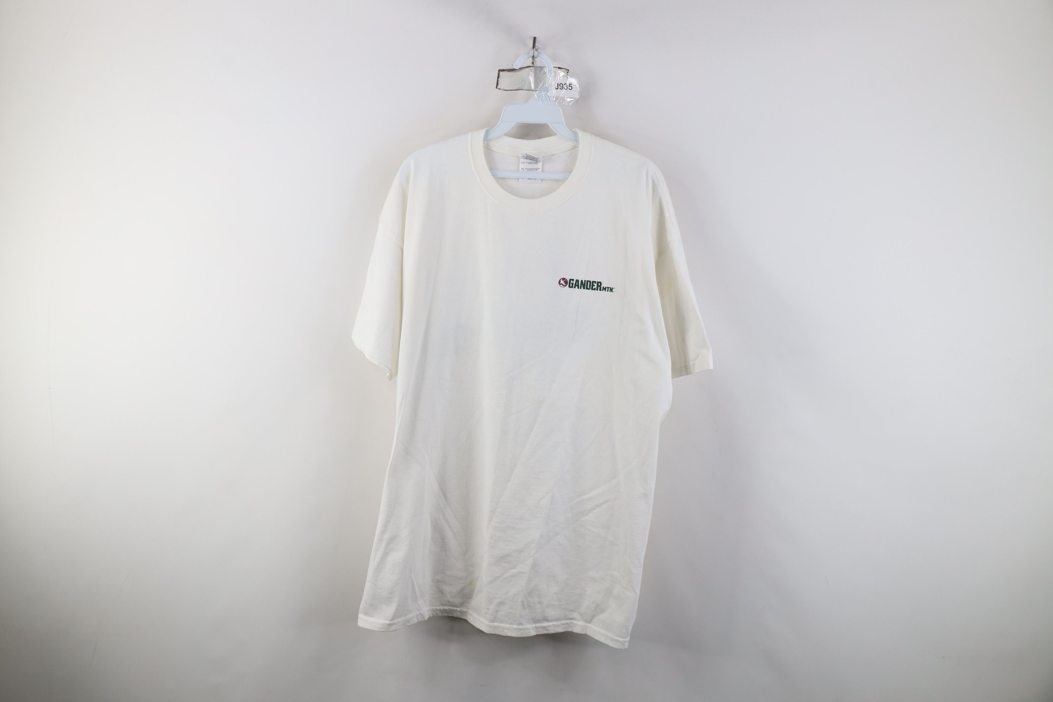 Vintage Vintage 90s Y2K Gander Mountain Big Logo T-Shirt White Size US XL / EU 56 / 4 - 1 Thumbnail
