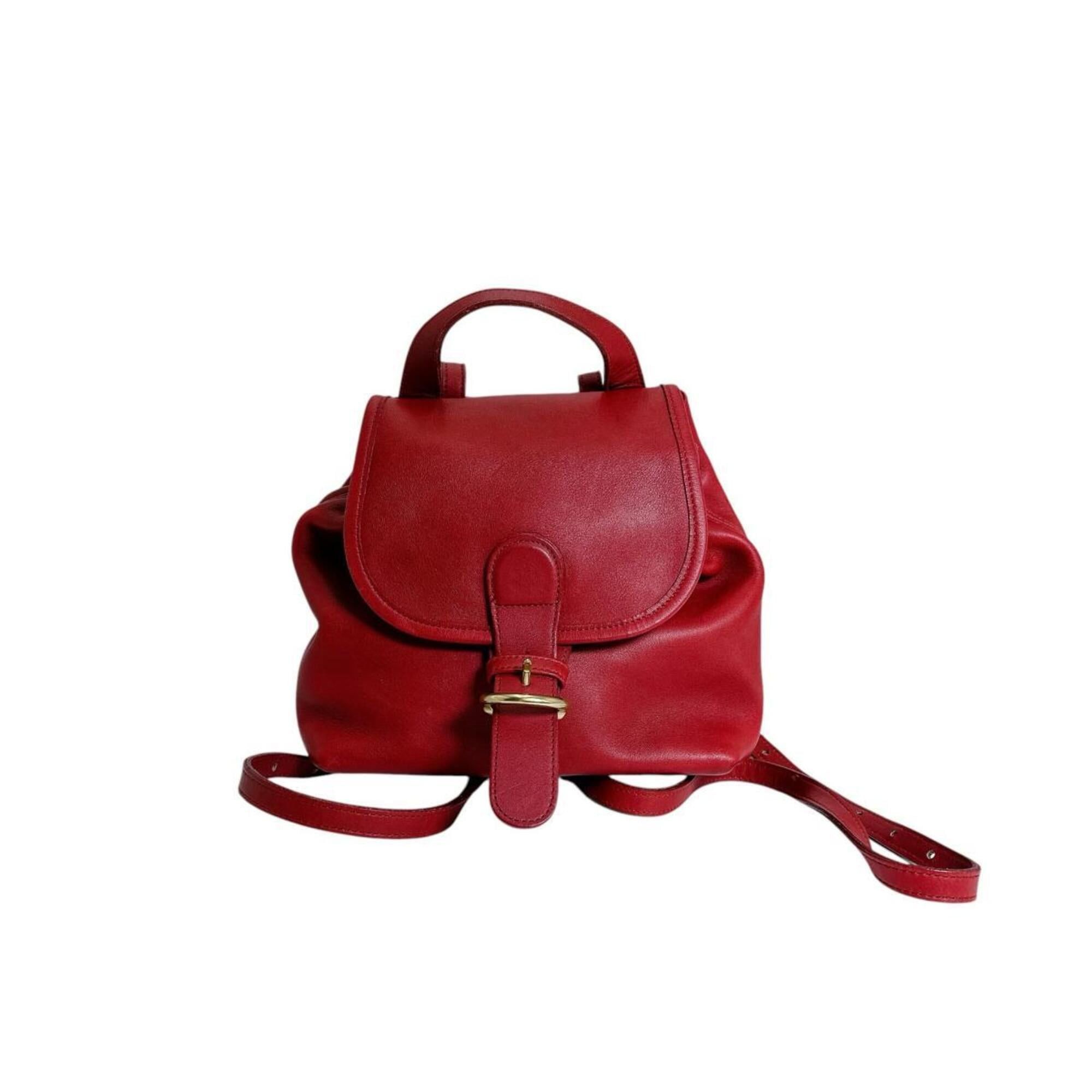 Coach Coach Old Mini Backpack Leather 4152 Red Size ONE SIZE - 1 Thumbnail