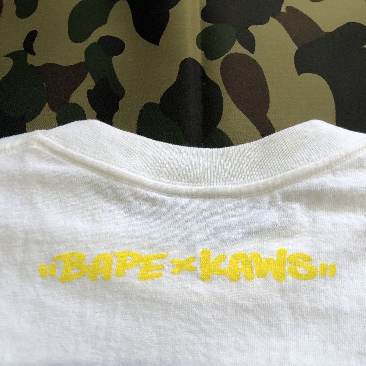 Bape × Kaws Bape X Kaws Skull Sta Big Face Tee Size US M / EU 48-50 / 2 - 3 Thumbnail