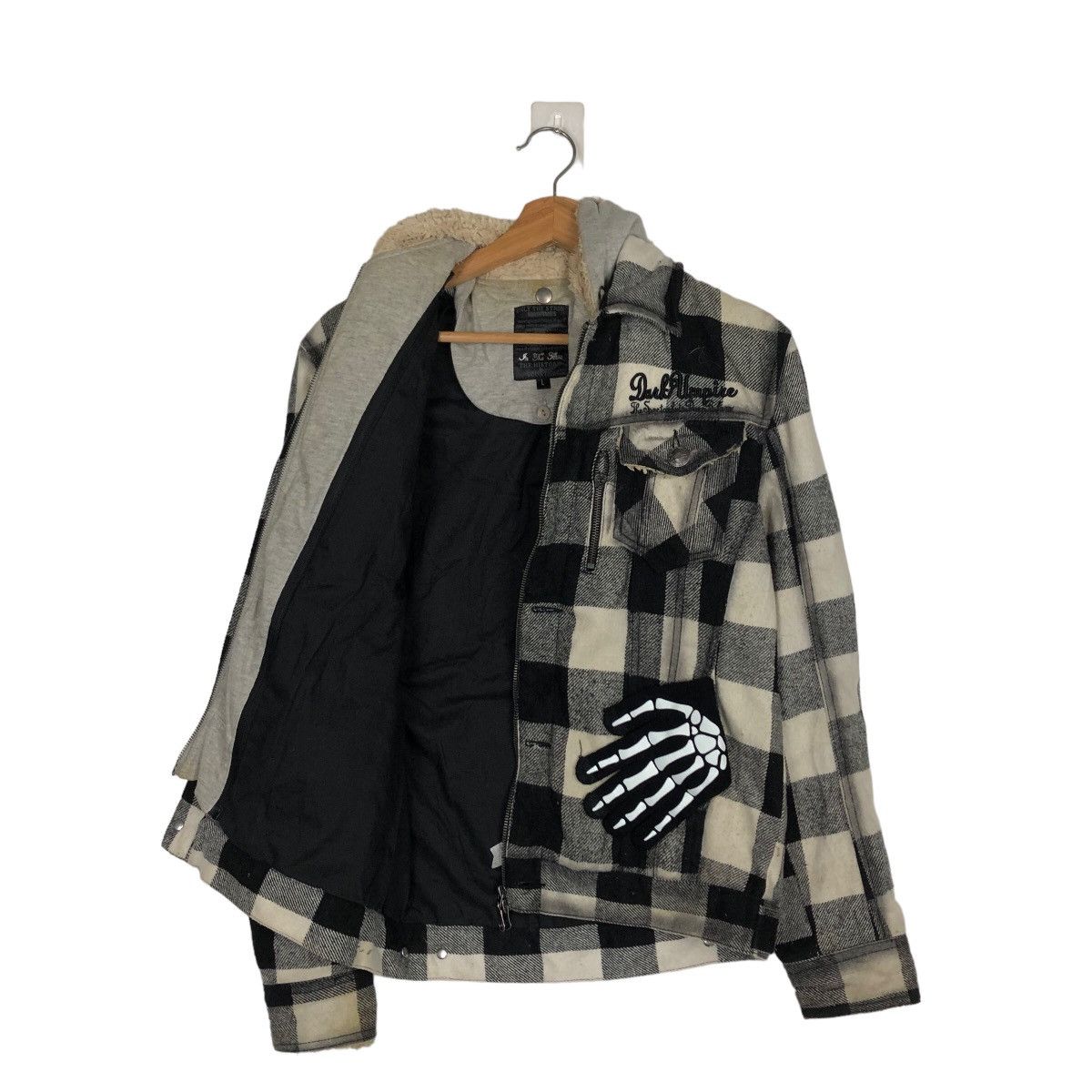 In The Attic 🔥PUNK DESIGN TARTAN JACKET IN THE ATTIC HYSTERIC GLAMOUR Size US L / EU 52-54 / 3 - 9 Thumbnail