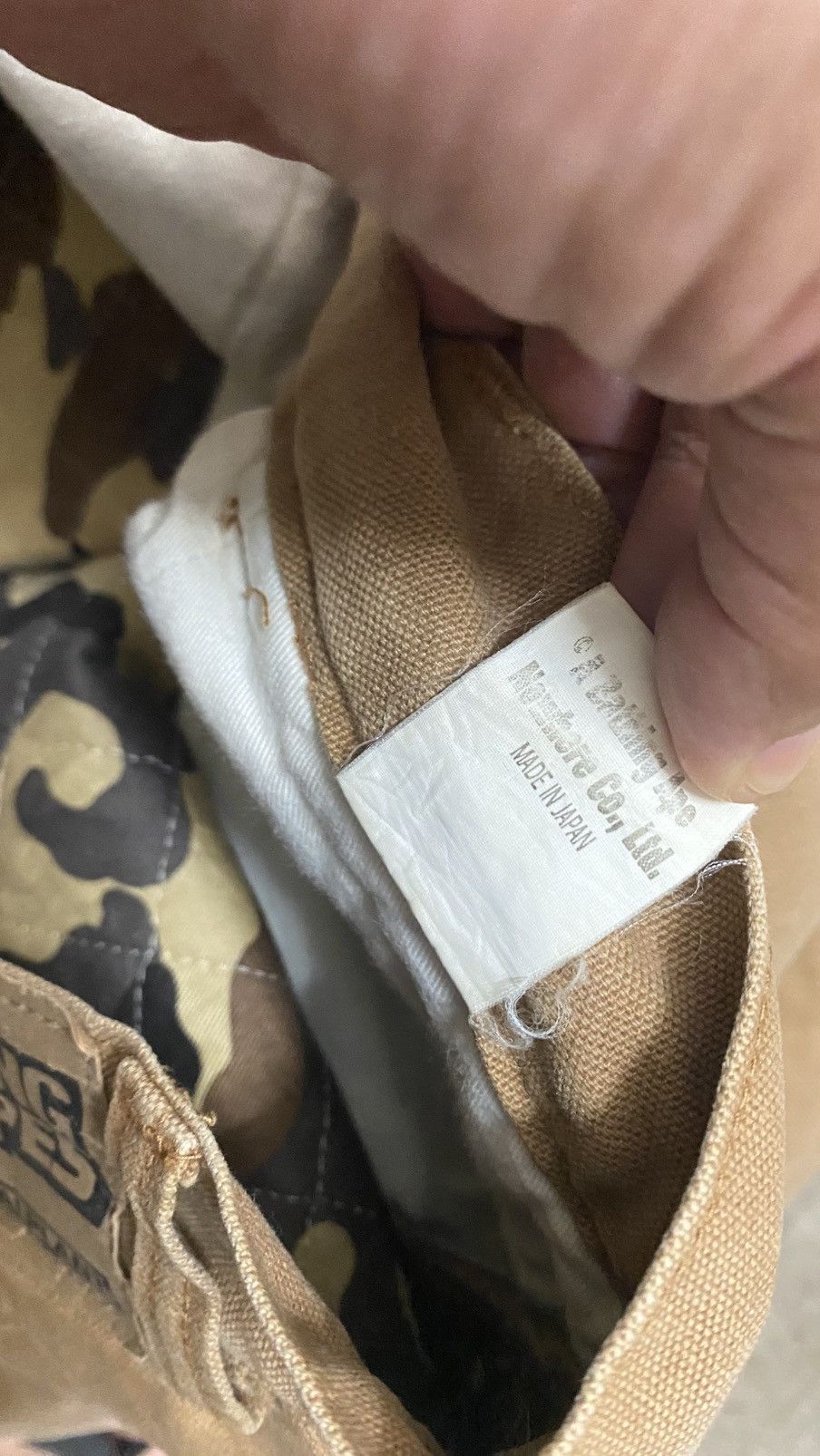 Bape × Vintage 🔥 Rare 🔥 Vintage BAPE Carpenters Pants For Winter Wear Size US 34 / EU 50 - 12 Thumbnail
