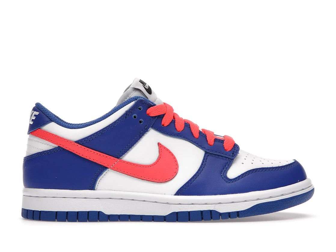 Nike Dunk Low Bright Crimson Game Royal (GS) Size US 6.5 / EU 39-40 - 1 Thumbnail