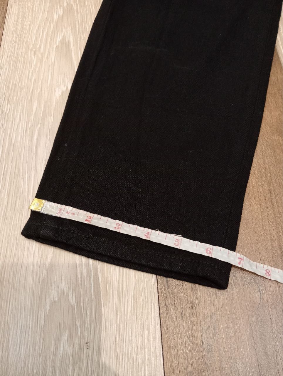 Maison MIHARA YASUHIRO GU MIHARAYASUHIRO GOOD INSPIRATION BLACK JEANS Size US 35 - 16 Thumbnail