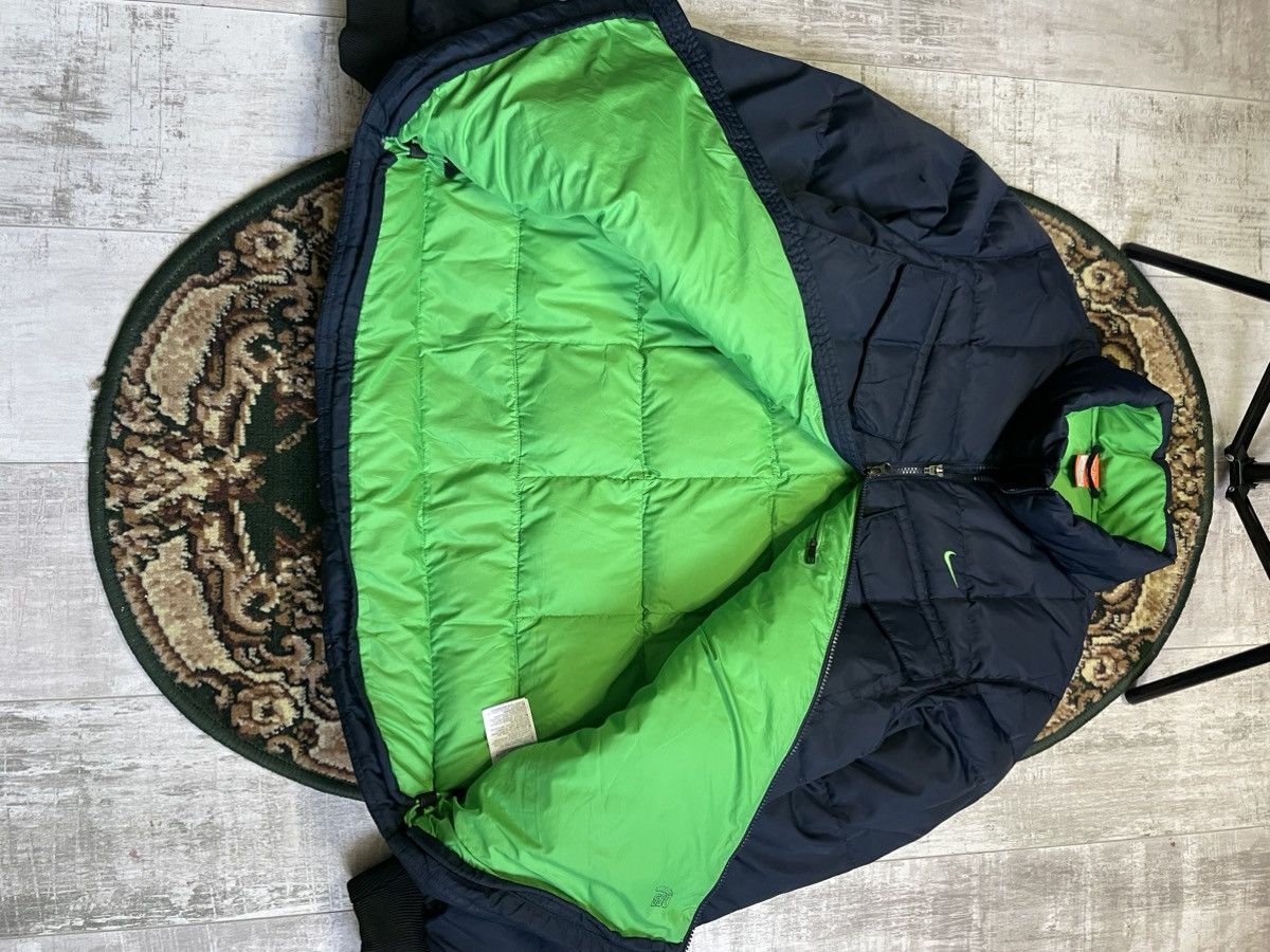 Nike Vintage Nike 00’s Down Puffer 550 Jacket Y2K Blue RARE Size US M / EU 48-50 / 2 - 4 Thumbnail