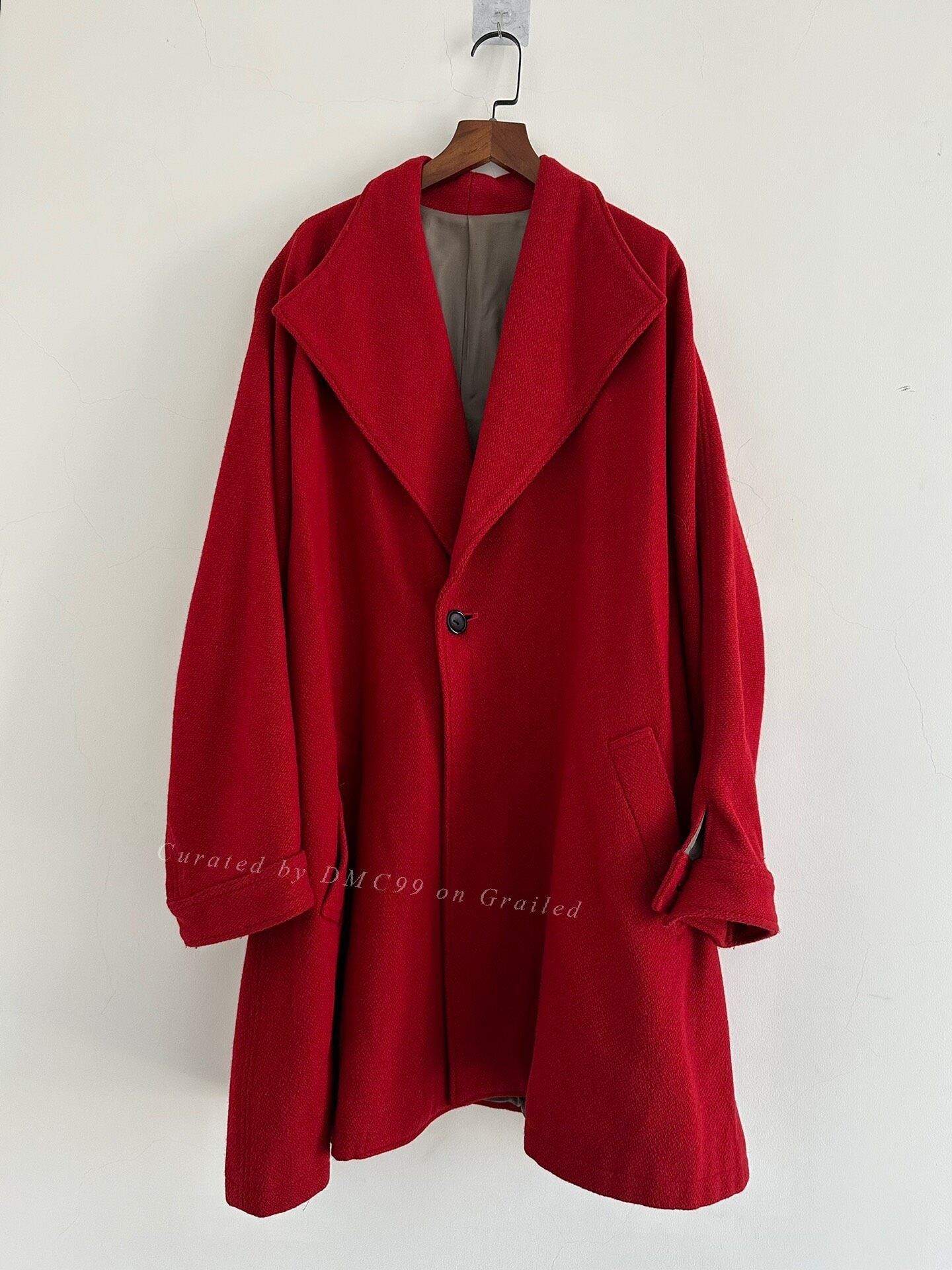 Yohji Yamamoto Y's by Yohji Yamamoto Red Coat Size M / US 6-8 / IT 42-44 - 1 Thumbnail