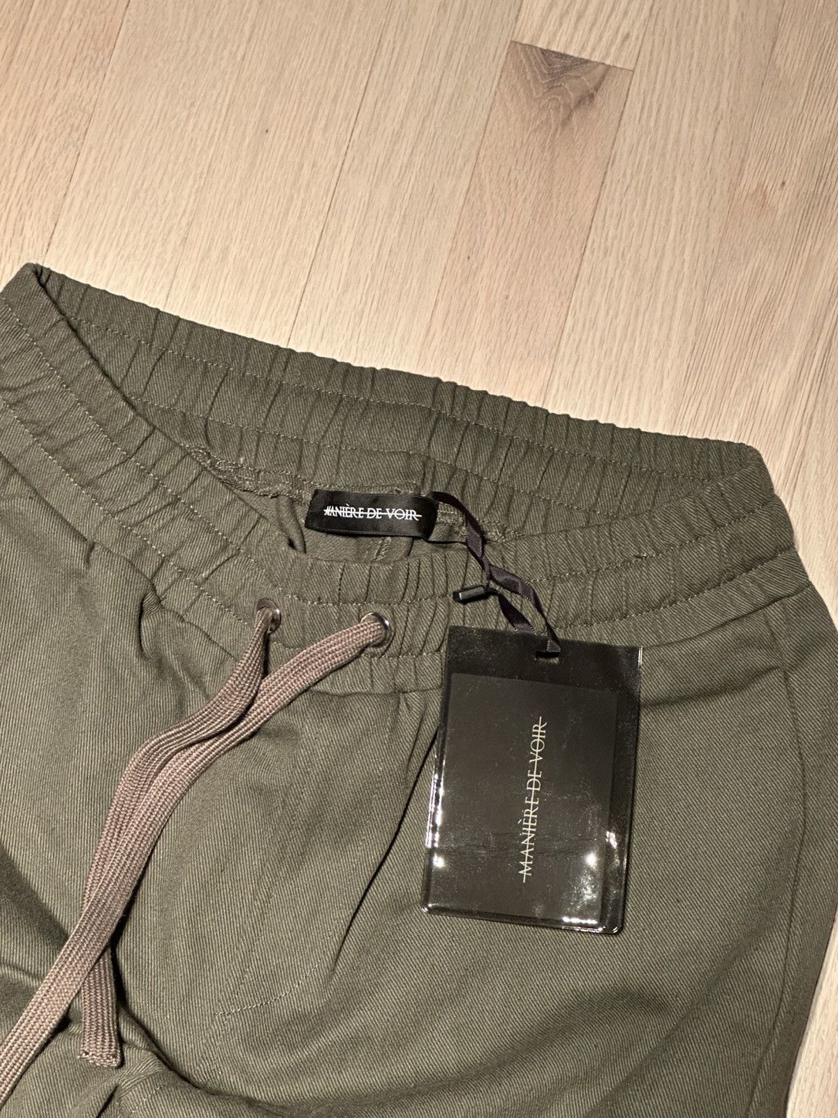 Maniere De Vior Maniere De Voir Army Green Cargo pants Size US 30 / EU 46 - 3 Thumbnail