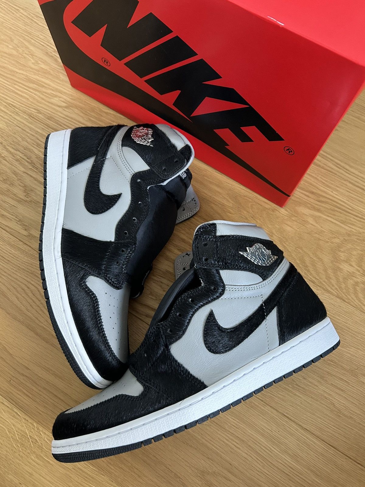 Nike air jordan retro high og twist medium grey