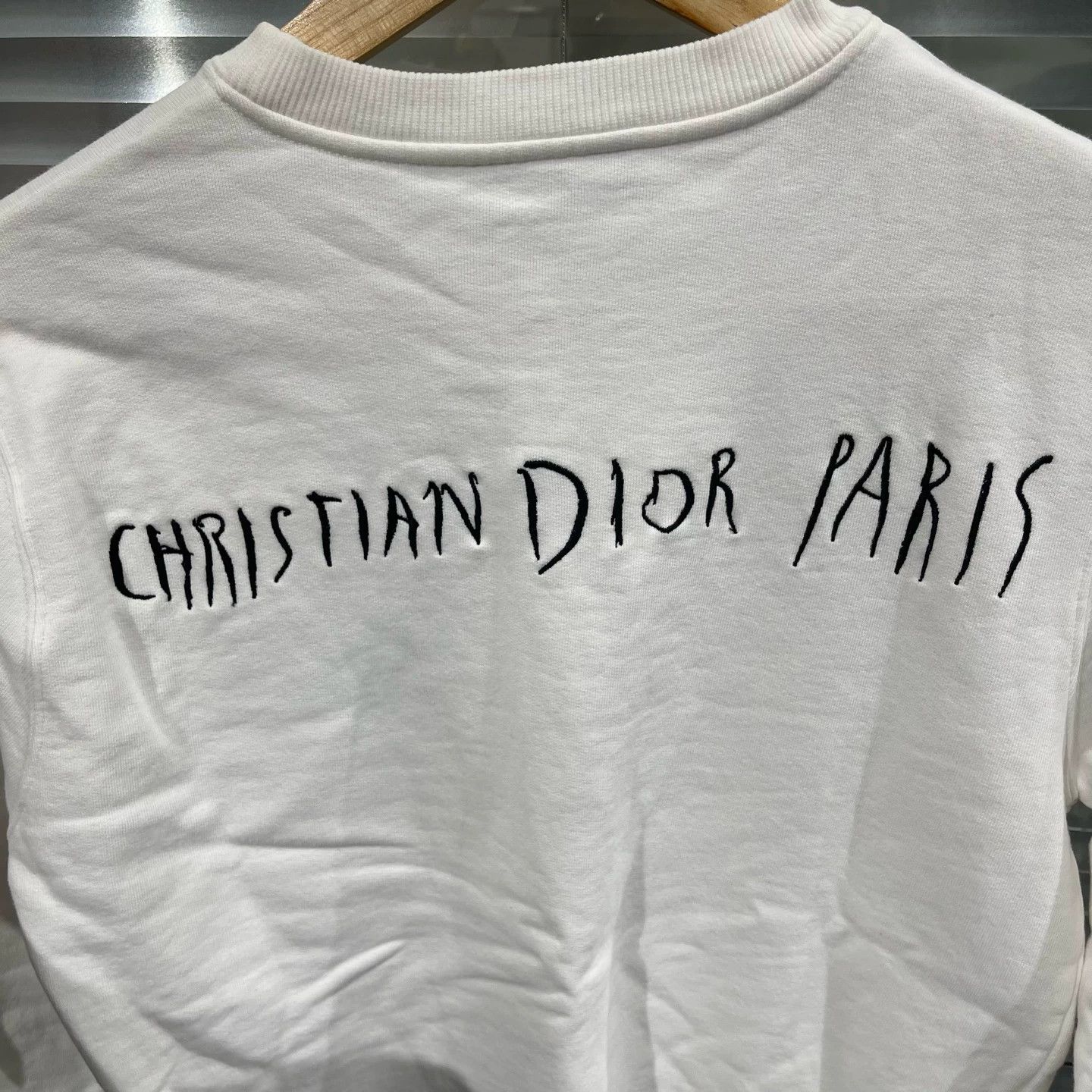 Dior Dior Cursive Logo Sweatshirt XS 99 New #10996 Size US XS / EU 42 / 0 - 5 Thumbnail