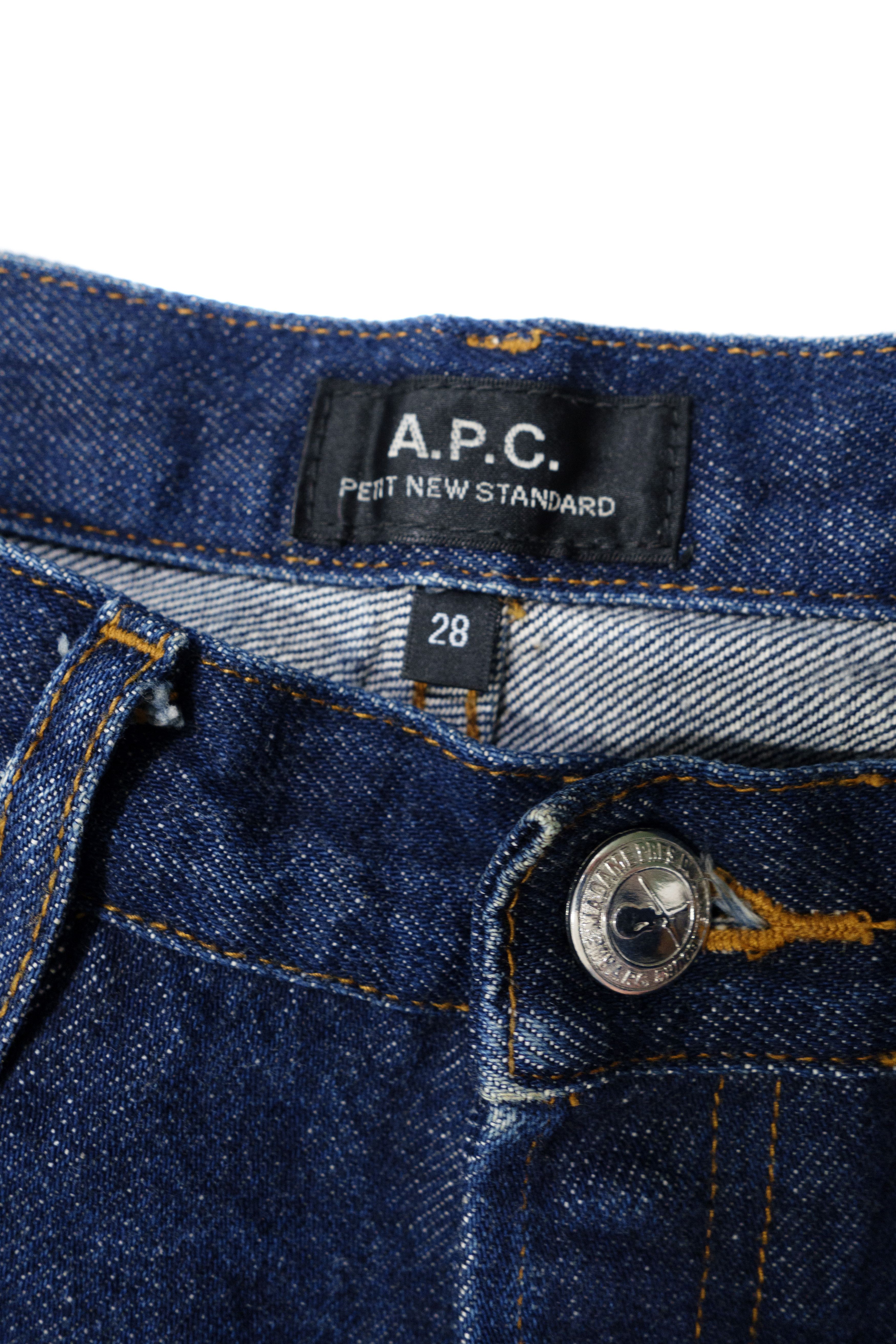 A.P.C. Petit New Standard Raw Indigo Selvedge Denim Jeans Size US 28 / EU 44 - 8 Thumbnail