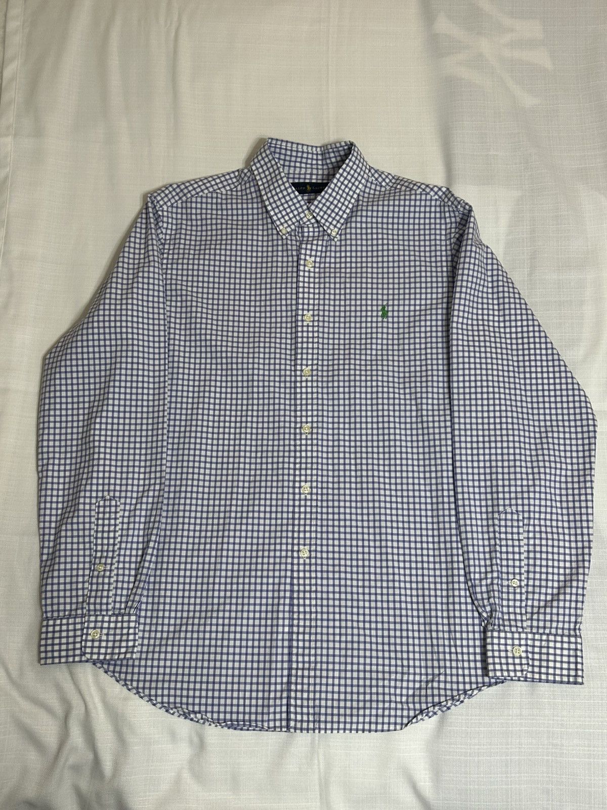 Polo Ralph Lauren Polo Ralph Lauren Purple Long Sleeve Shirt Sz XL - Pre Owned Size US XL / EU 56 / 4 - 2 Thumbnail