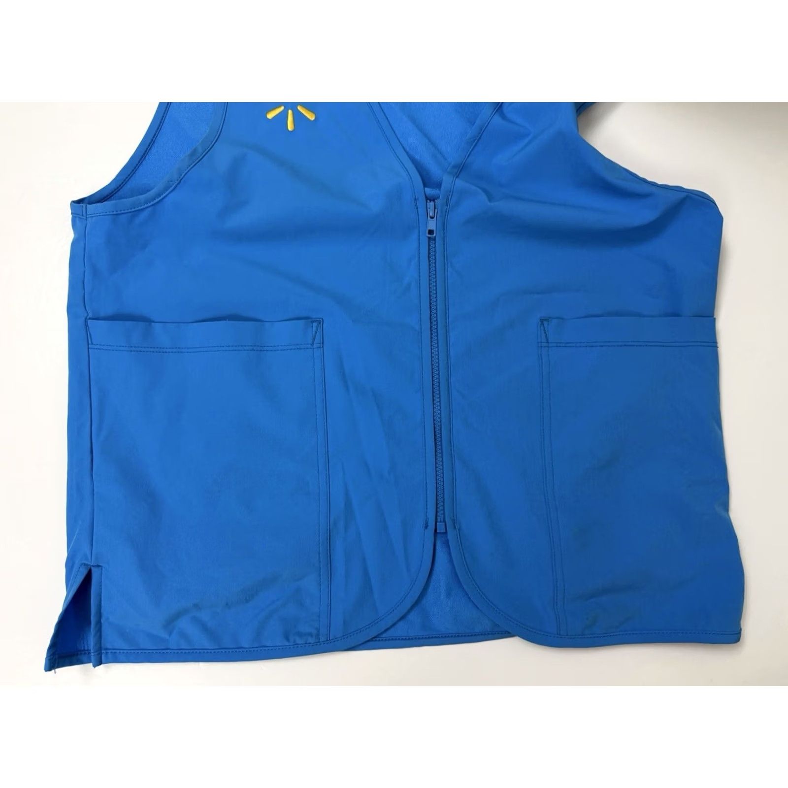 Walmart Walmart Vest Medium Proud Associate Employee Uniform Polyester Zip Blue Spark Size US M / EU 48-50 / 2 - 2 Thumbnail