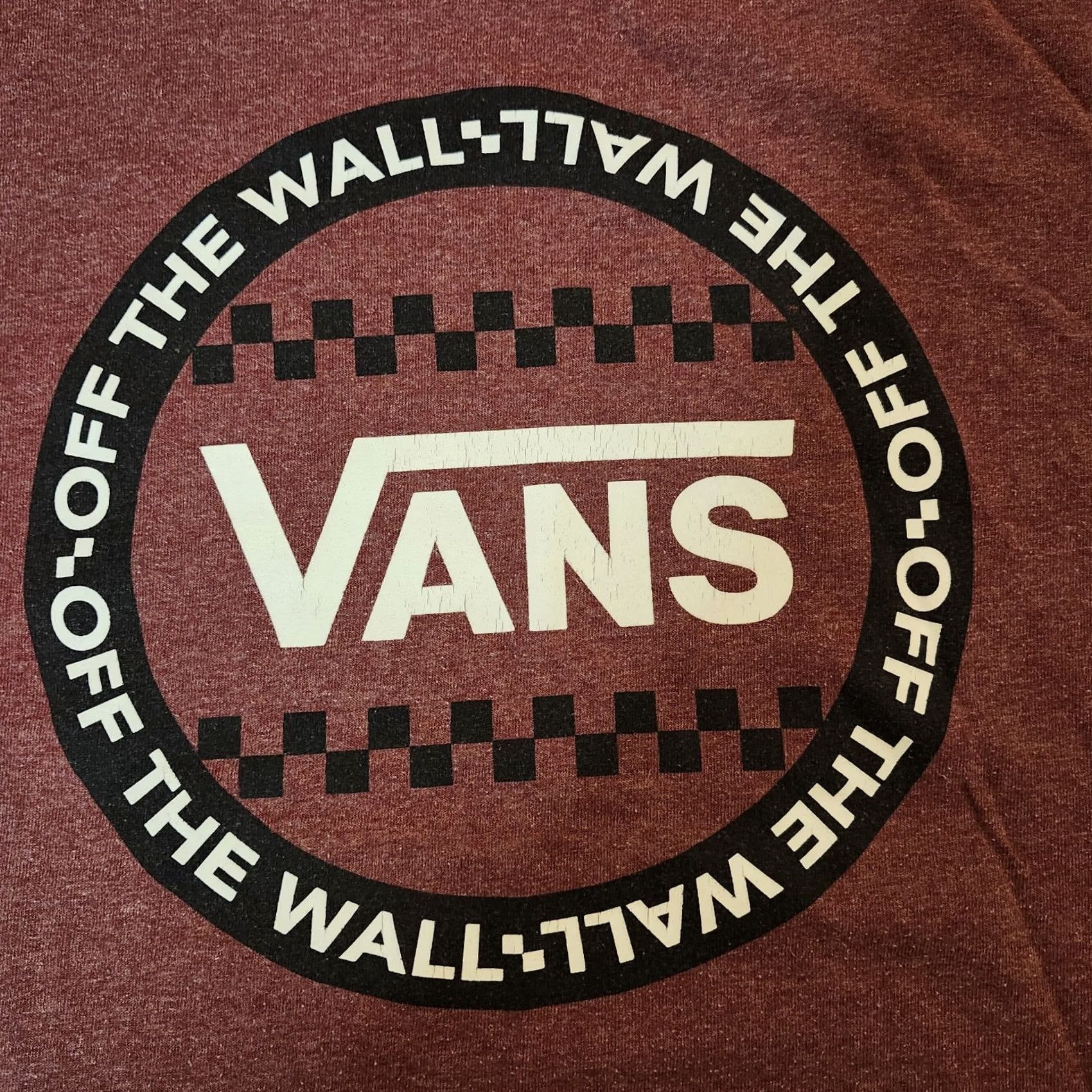 Vans VANS Retro T Shirt Men Red Short Sleeve Off the Wall Tee M Adult Regular Fit Crew Neck Graphic Logo 100% Cotton Knit Vintage: No Size US M / EU 48-50 / 2 - 4 Thumbnail
