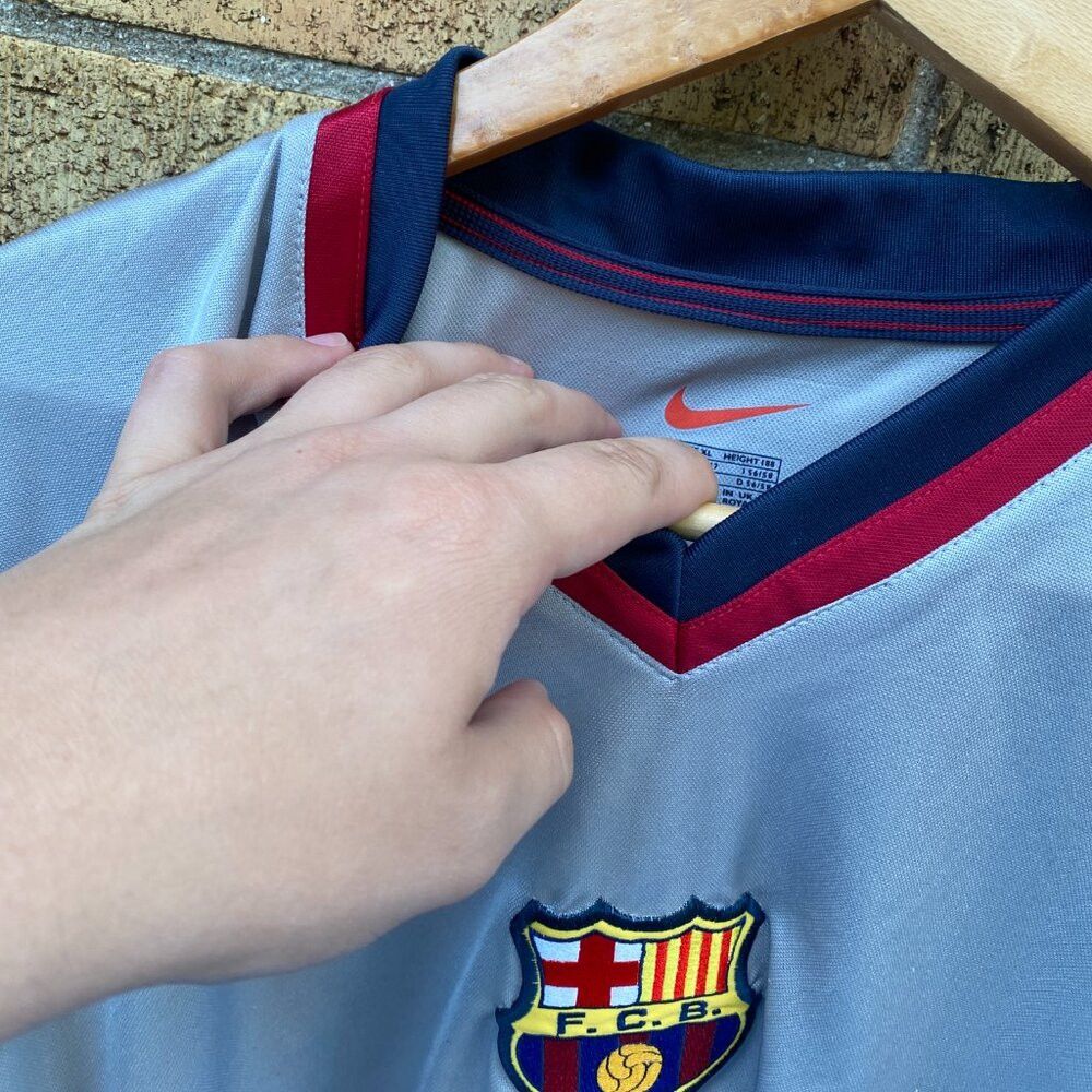 Nike × Vintage Vintage 1999 Nike Barcelona Spain Away Soccer Jersey XL Size US XL / EU 56 / 4 - 9 Thumbnail