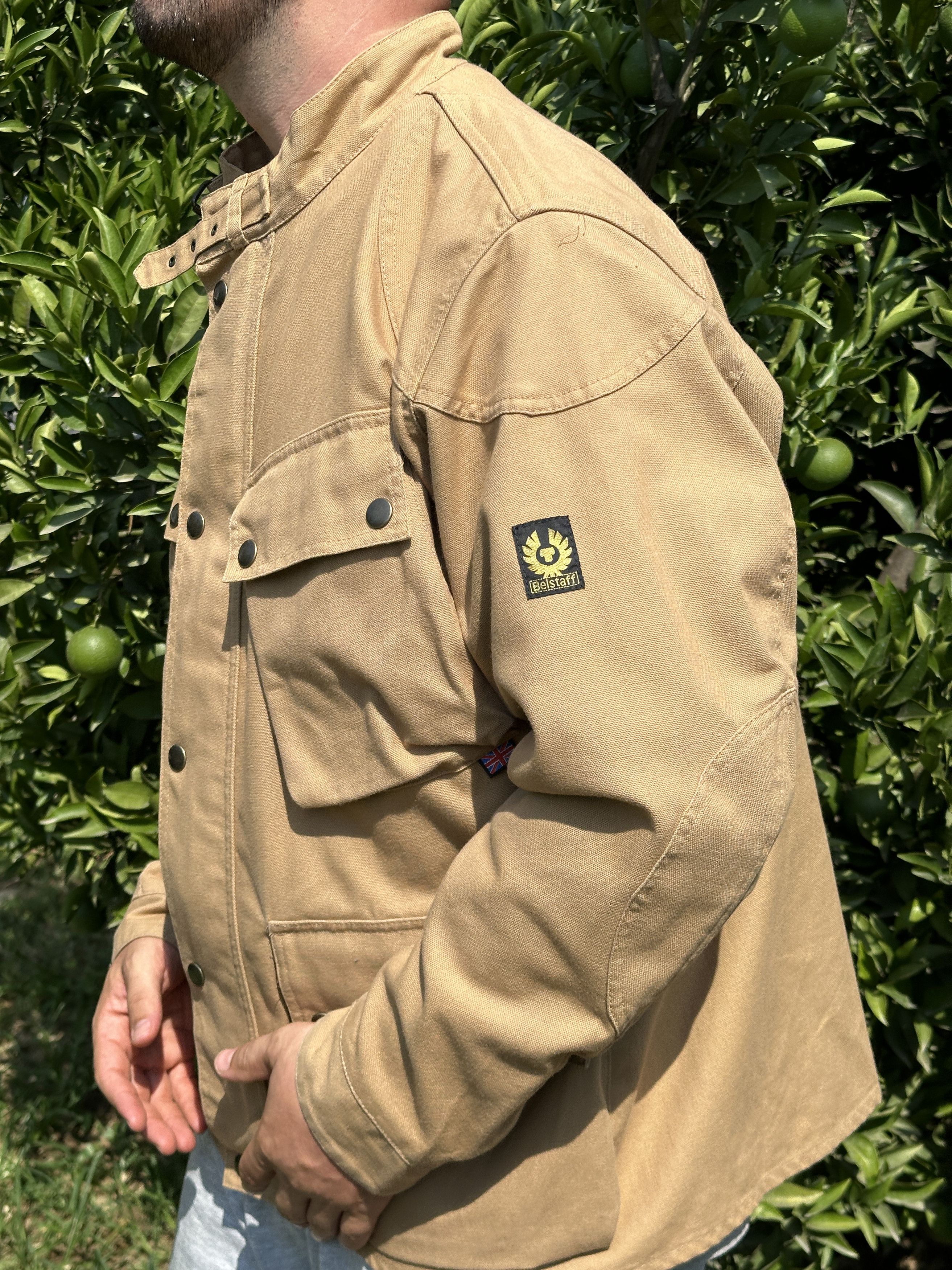 Belstaff Knit Cotton Belstaff Motorcycle Biker Jacket Coat Size M Size US M / EU 48-50 / 2 - 10 Thumbnail