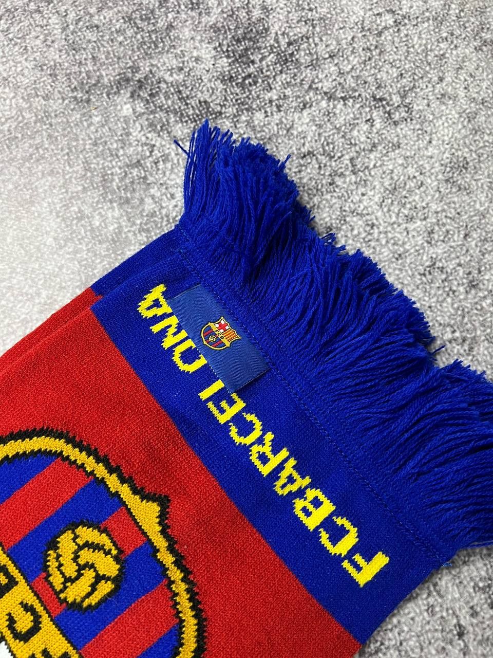Vintage FC Barcelona Soccer Scarf Size ONE SIZE - 6 Thumbnail