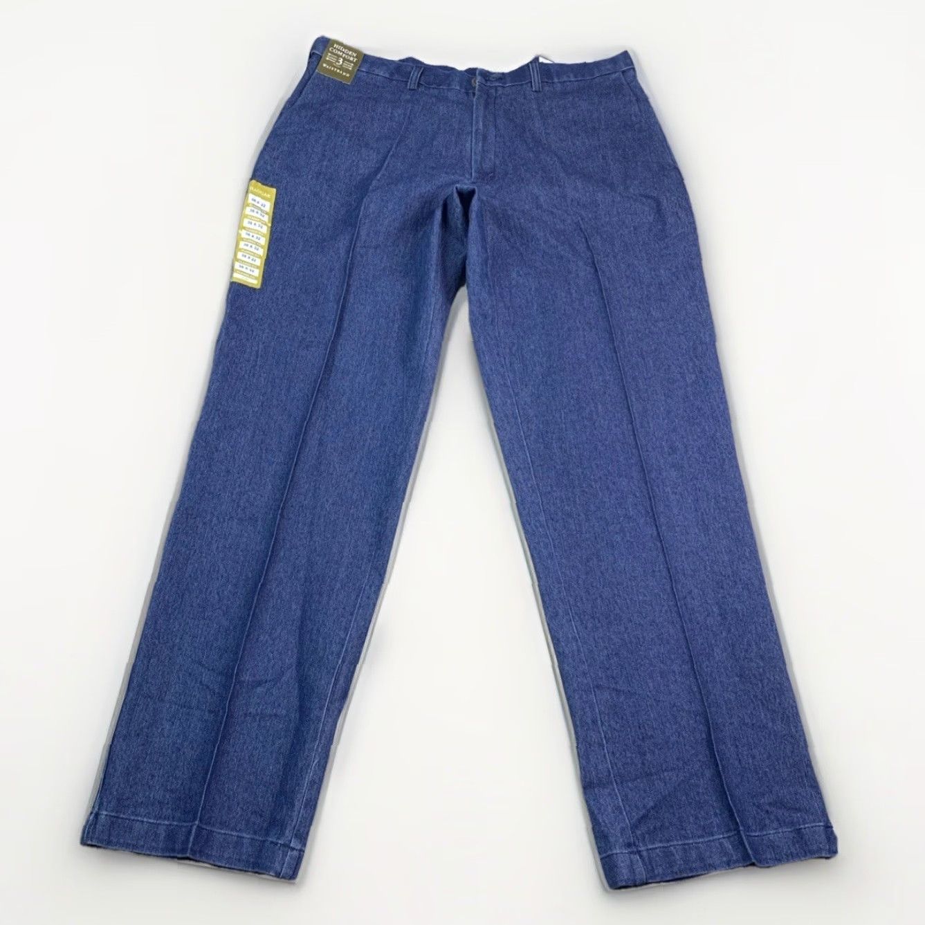 Haggar Haggar Jeans Classic Fit Denim Blue 38x32 NWT Men’s Regular Cotton Blend Stretch Comfort Zip Size US 38 / EU 54 - 2 Thumbnail