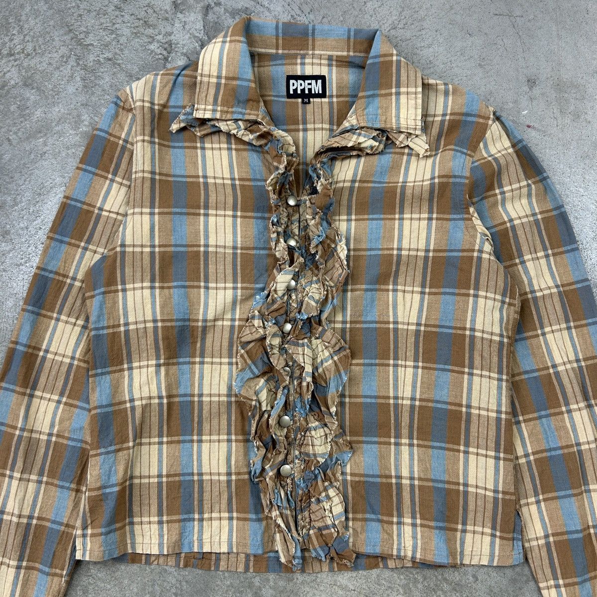 Japanese Brand × Vintage PPFM - Laced Blouse Size M / US 6-8 / IT 42-44 - 14 Thumbnail