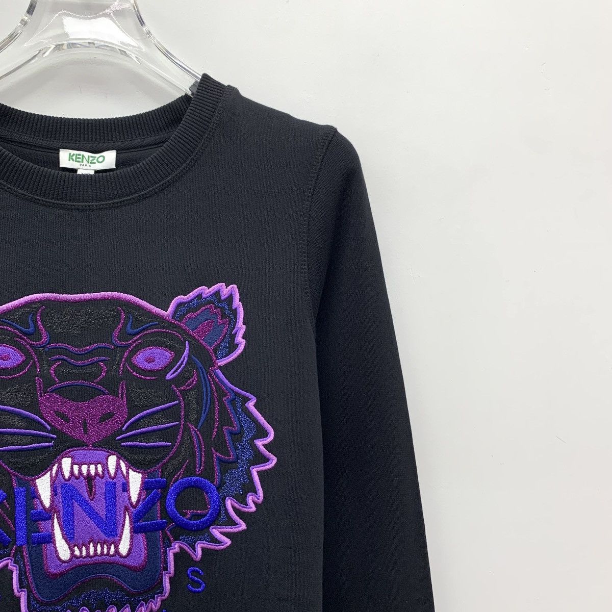 Kenzo Kenzo Tiger Head Embroidered Long Sleeve Sweatshirt K26WX Size XS / US 0-2 / IT 36-38 - 3 Thumbnail