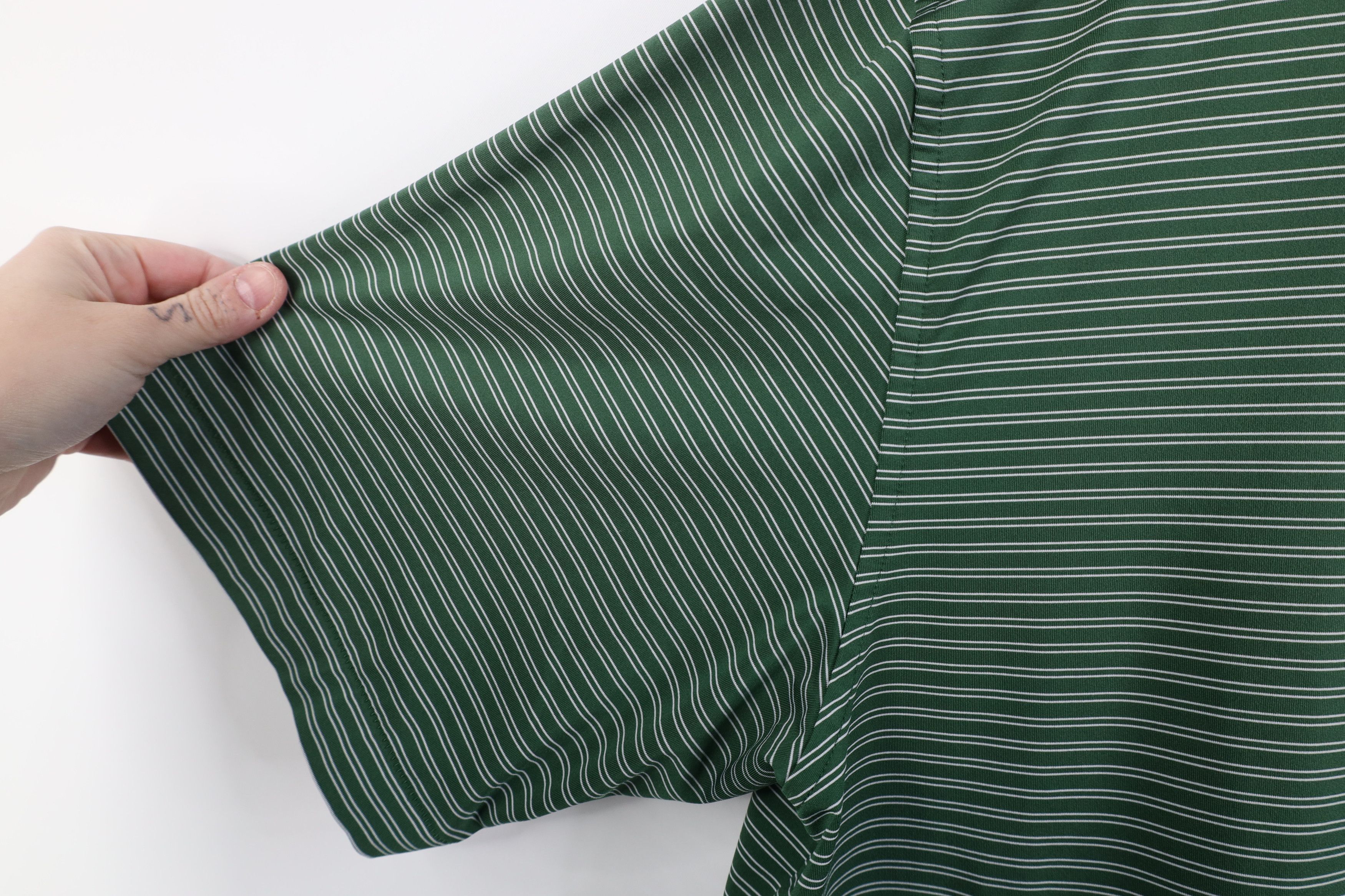 Peter Millar Peter Millar Summer Comfort Knit Golf Polo Shirt Green Size US XXL / EU 58 / 5 - 7 Thumbnail