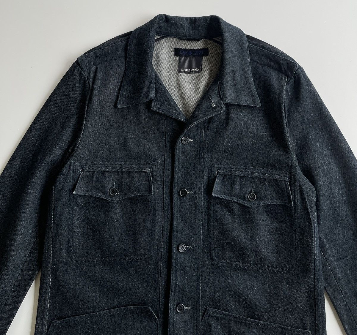 Issey Miyake Kohshin Satoh X Arrston Volaju Denim Work Jacket Size US S / EU 44-46 / 1 - 3 Thumbnail