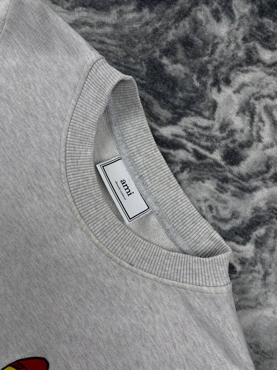 AMI AMI x Smiley Sweatshirt Men Size XL Gray Size US XL / EU 56 / 4 - 8 Thumbnail