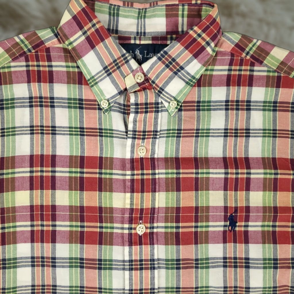 Ralph Lauren Ralph Lauren Shirt Mens Small Red Plaid Pony Casual Button-Up Short Sleeve Size US S / EU 44-46 / 1 - 1 Thumbnail