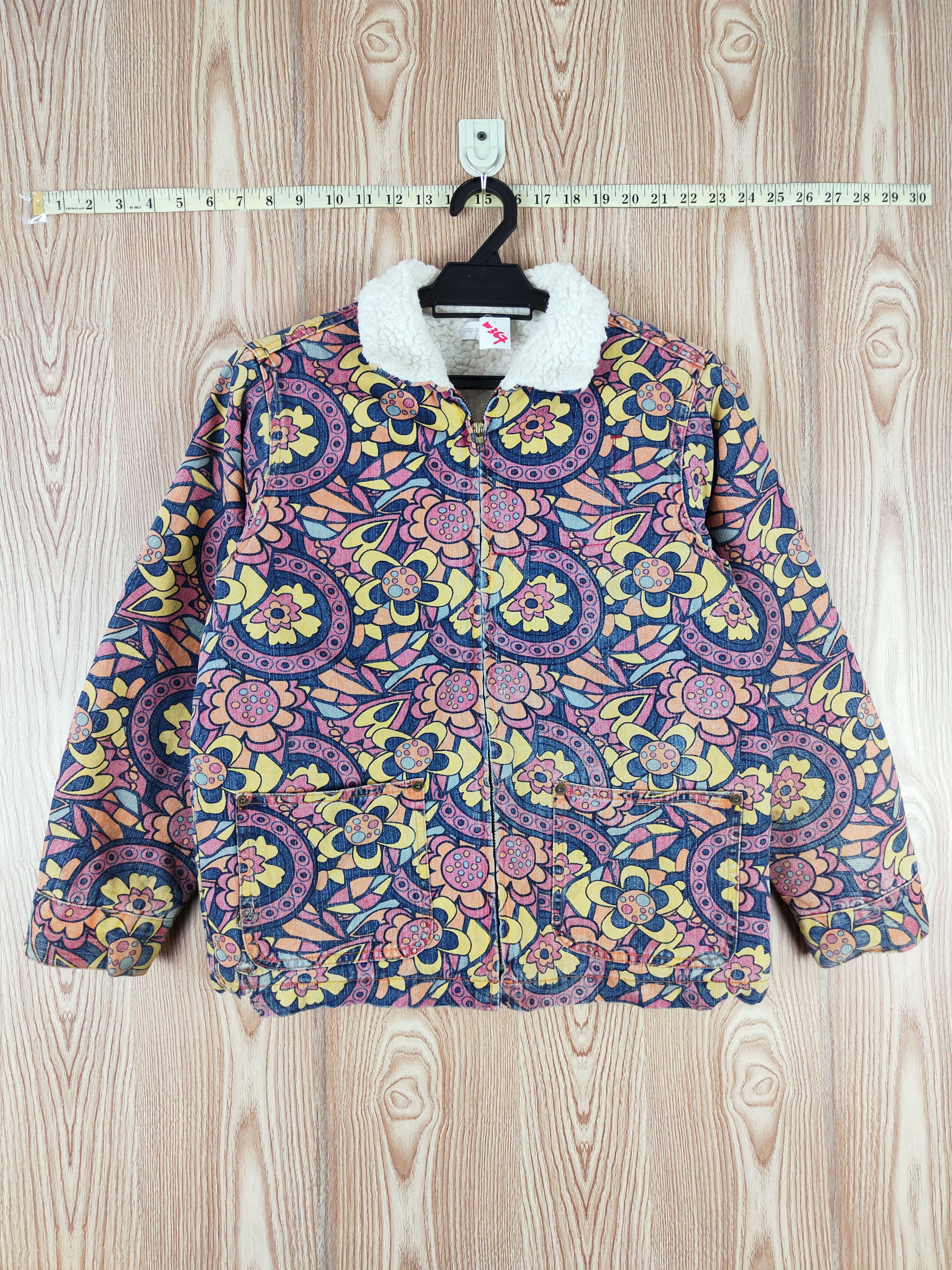 Japanese Brand Pop on Pop Family murakami style Flower Jackets #W367 Size S / US 4 / IT 40 - 1 Thumbnail