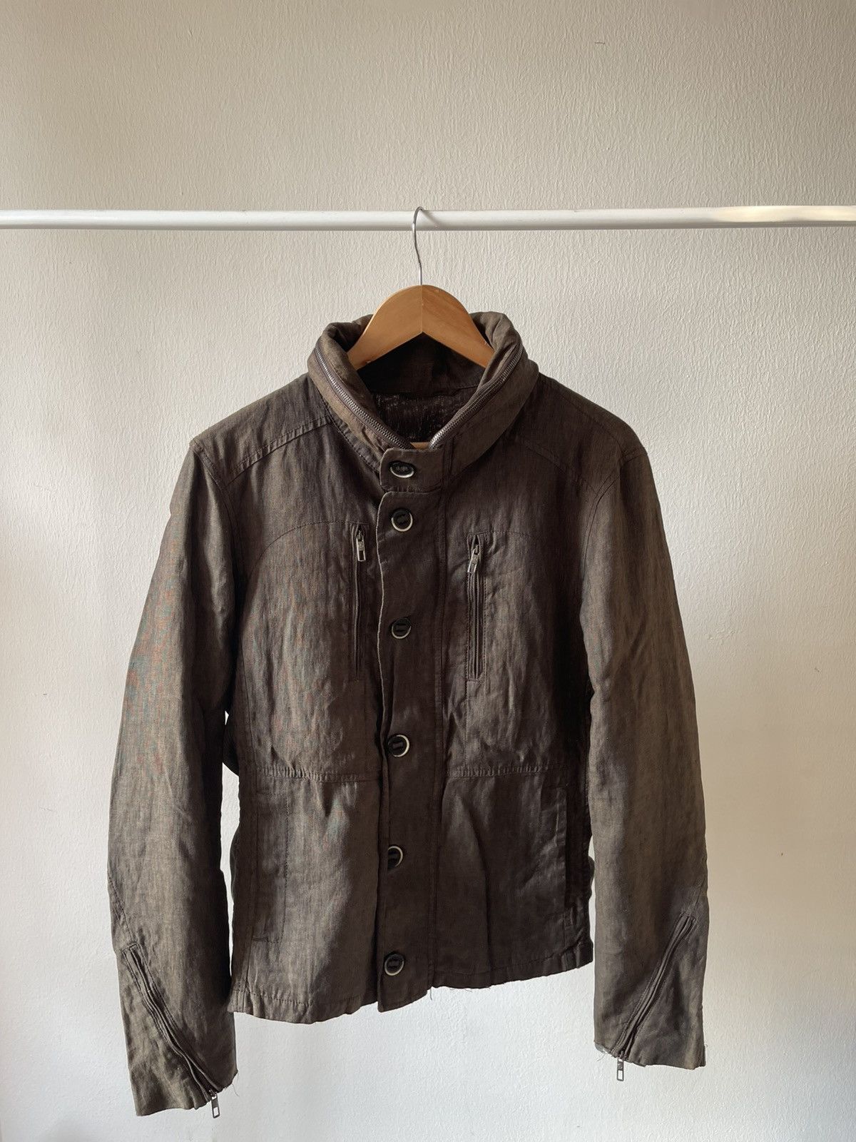 Emporio Armani × Giorgio Armani Giorgior Armani Zipper Hoodie Jacket Size US M / EU 48-50 / 2 - 1 Thumbnail