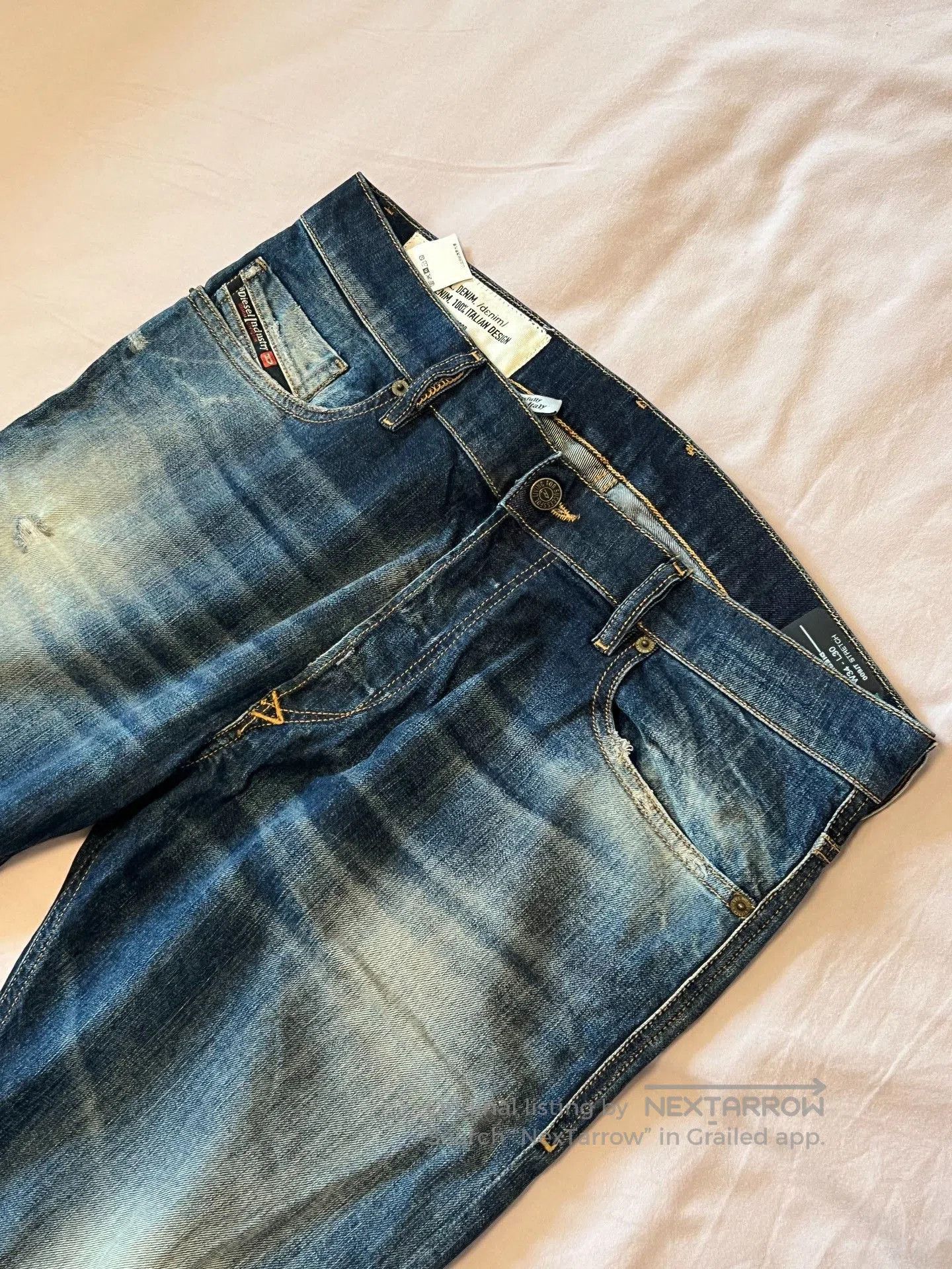 Diesel Diesel Men's THOMMER Washed Jeans. Size US 34 / EU 50 - 3 Thumbnail