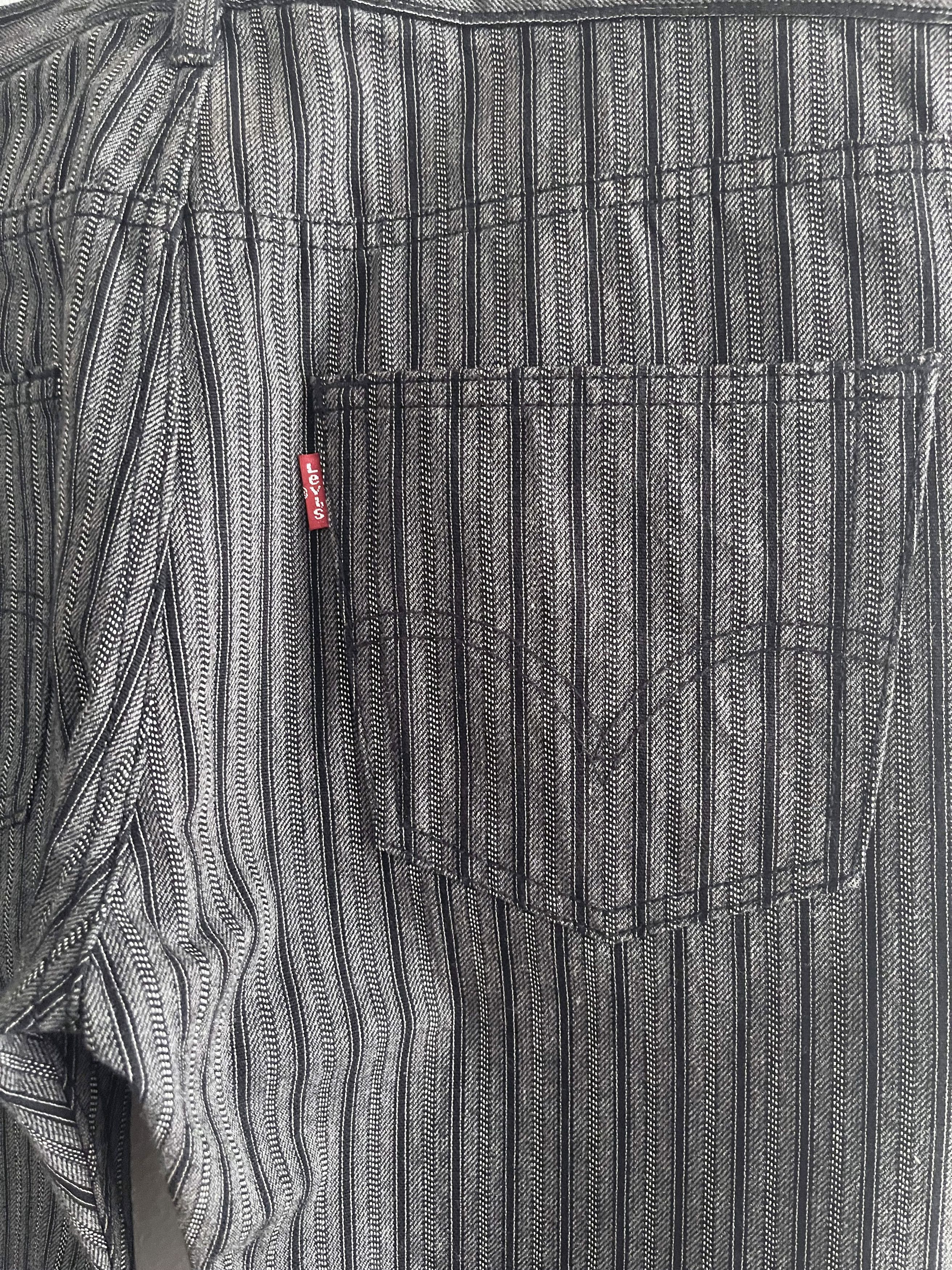 Comme des Garcons Junya Watanabe MAN striped cotton pants Size US 30 / EU 46 - 6 Thumbnail
