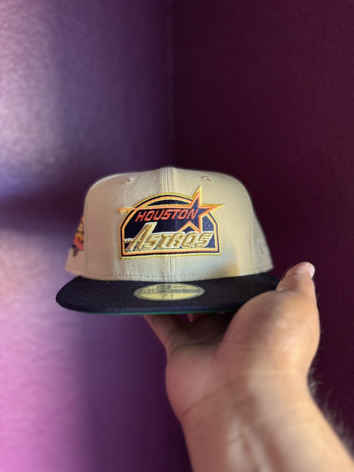 Hat Club 7 1/2~ Houston Astros Vegas Gold Size ONE SIZE - 2 Thumbnail