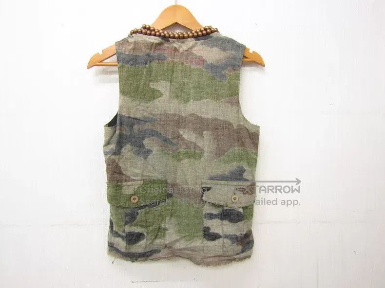 Junya Watanabe Junya Watanabe Camouflage beaded vest Size S / US 4 / IT 40 - 3 Thumbnail