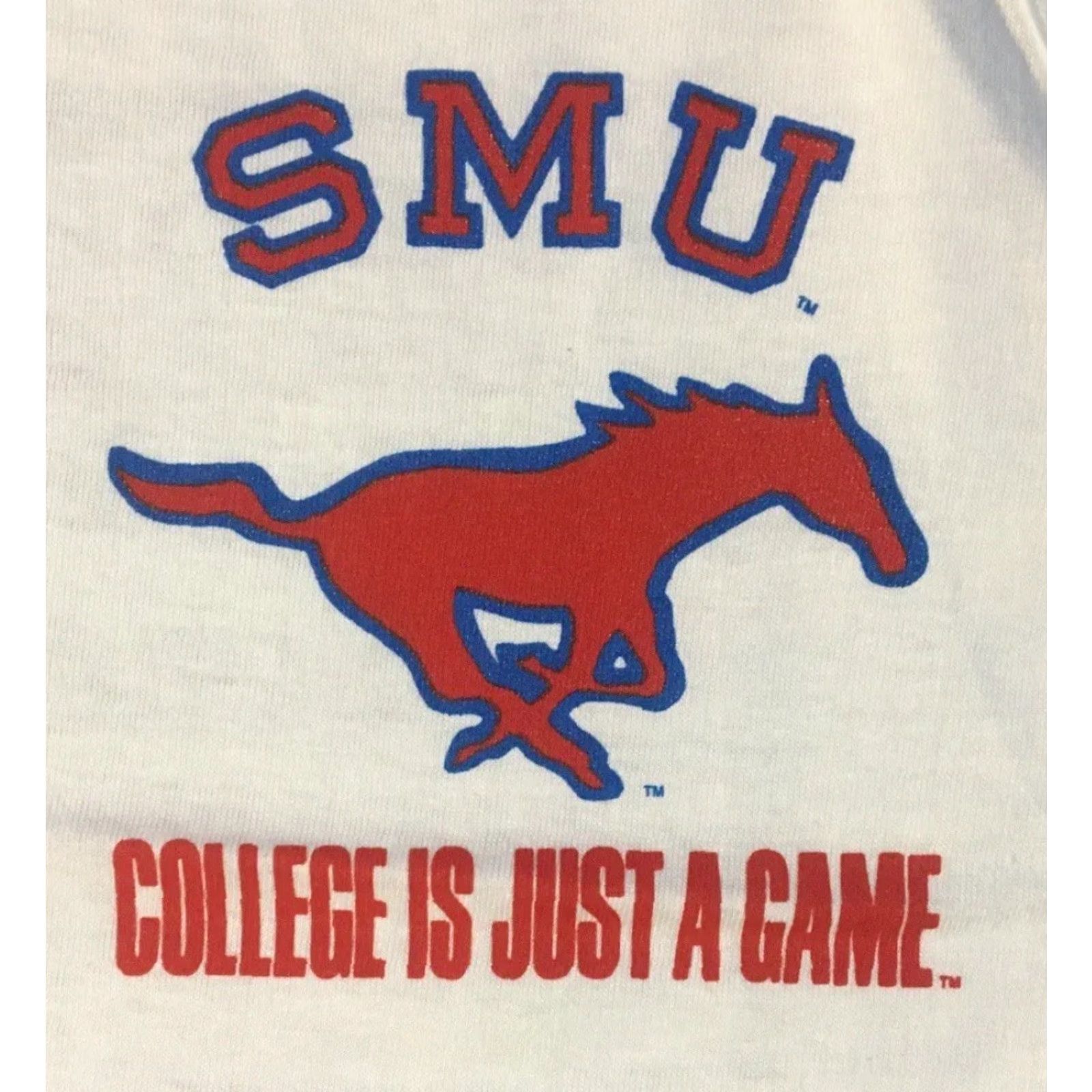 Vintage VINTAGE SMU 90s Bored Of Education Monopoly Tank Top XL White Single Stitch Shirt Mens University College Humor Theme Graphic Tee Size US XL / EU 56 / 4 - 4 Thumbnail