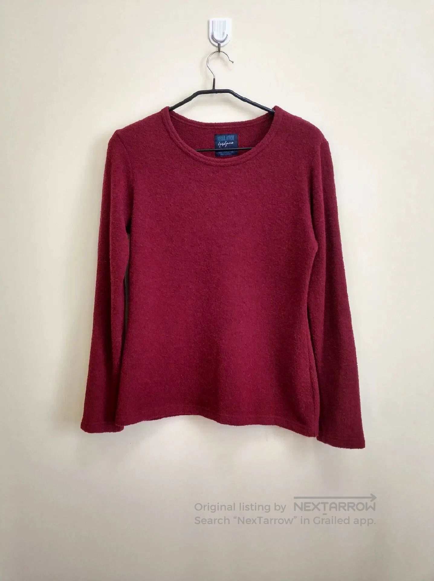 Yohji Yamamoto Dark Red Knitted Sweater by Yohji Yamamoto. Size L / US 10 / IT 46 - 1 Thumbnail