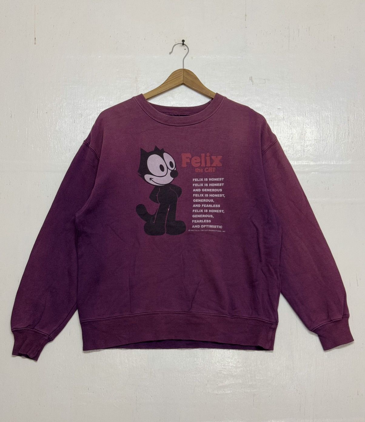 Vintage Vintage Felix The Cat Sunfaded Size US L / EU 52-54 / 3 - 1 Thumbnail