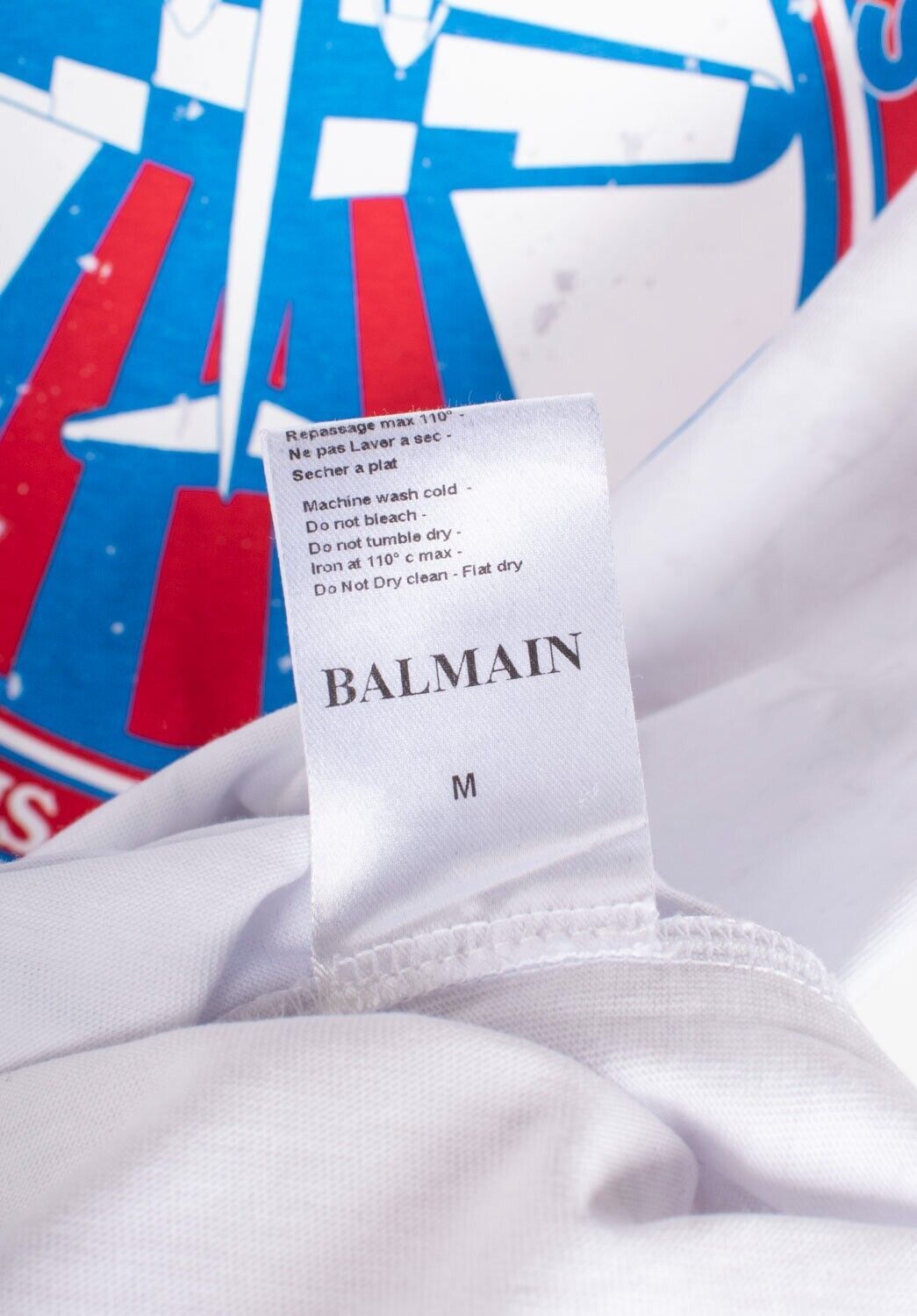 Balmain Original Balmain Paris Men White T Shirt Size M B013 Size US M / EU 48-50 / 2 - 6 Thumbnail