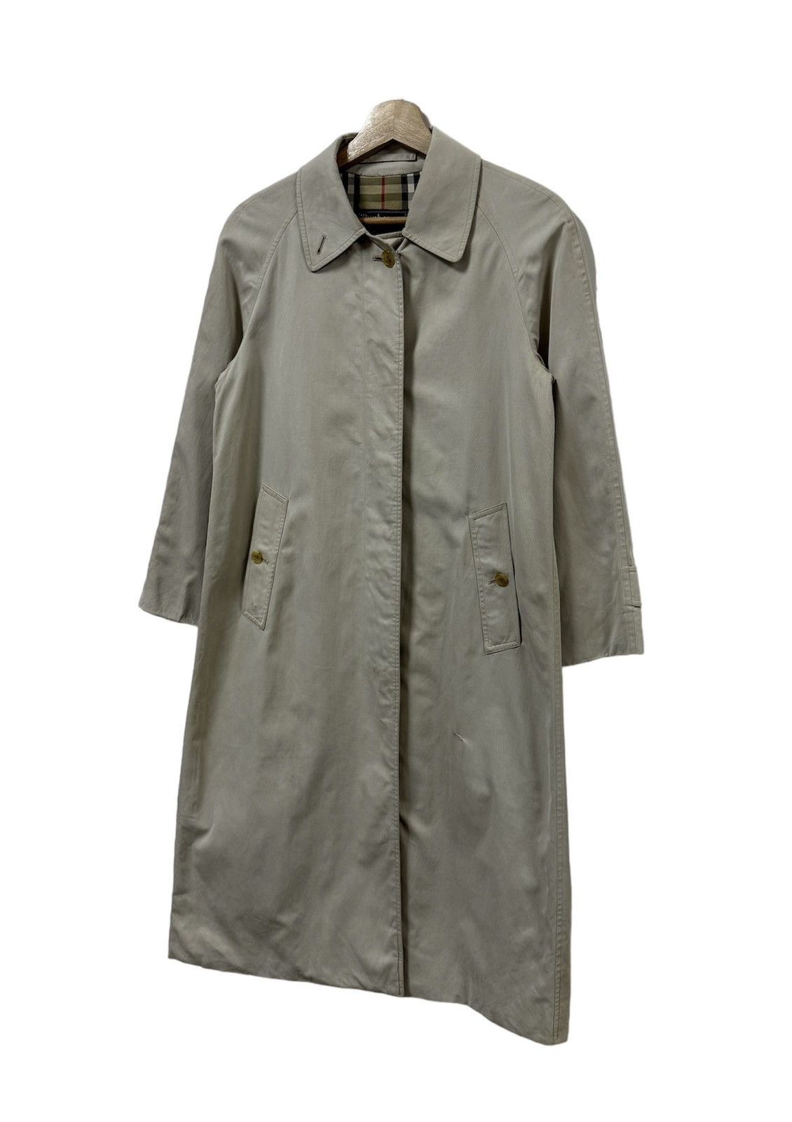 Vtg🔥Burberrys Prorsum Trench coat Novacheck Made in England